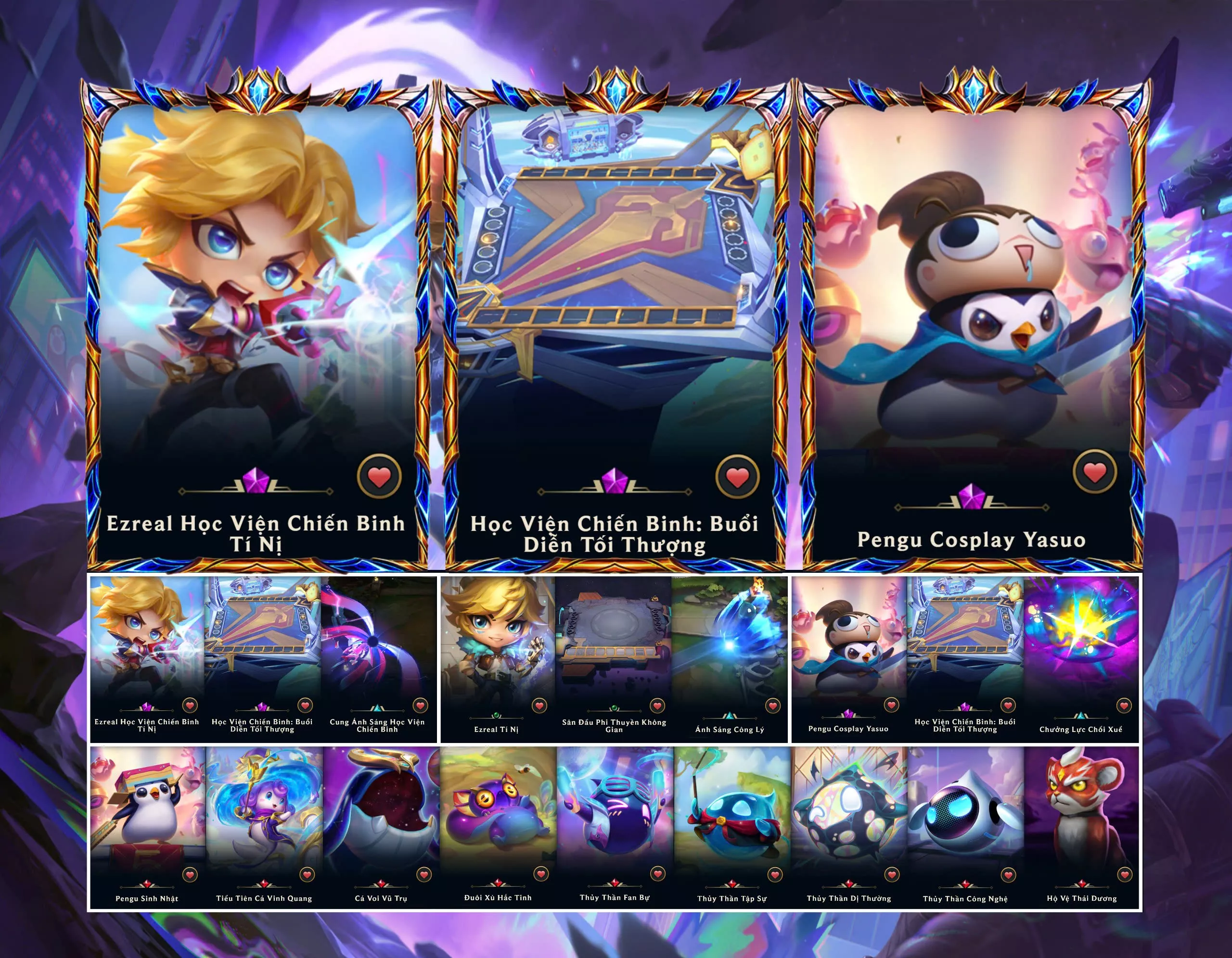 [ ACC TFT] Combo Sân Đấu Học Viện Chiến Binh : Buổi Diễn Tối Thượng + Ezreal Học Viện Chiến Binh Tí Nị + Chưởng EZ... TRẮNG THÔNG TIN