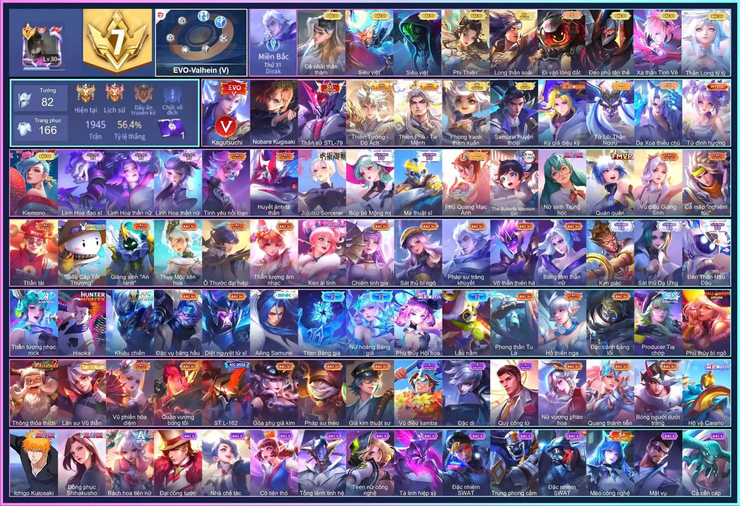 Val EVO5,  Violet Nobara Kugisaki, Tulen Thần sứ ST.L-79, Bolt Baron Thiên Phủ - Tư Mệnh, Billow Thiên Tướng - Độ Ách, Raz Siêu việt...