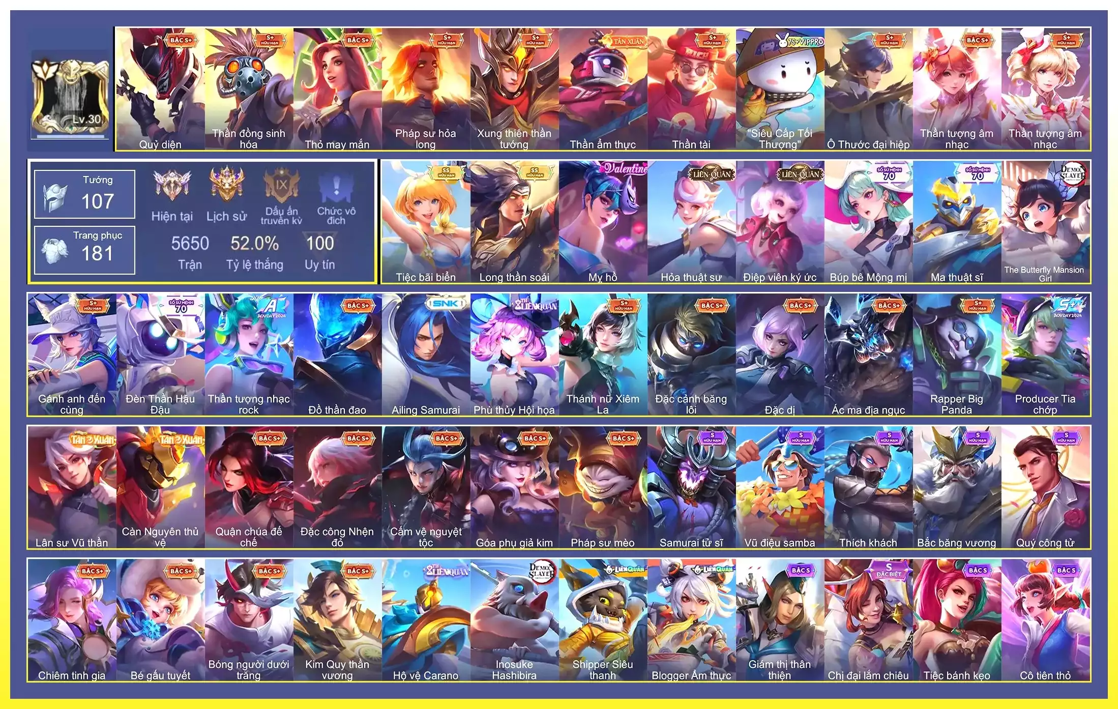 Yorn long thần soái…