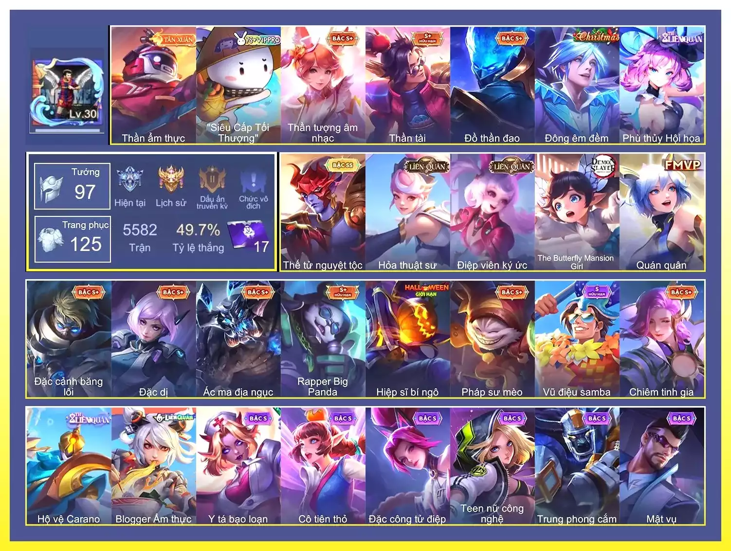 Yorn thế từ nguyệt tộc…