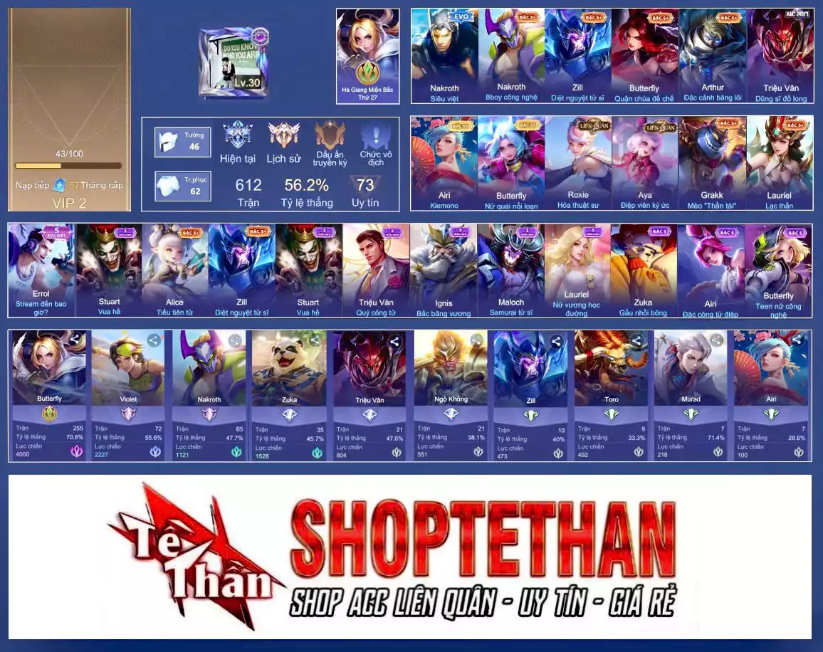 Butterfly Nữ Quái Nổi Loạn, Airi Kiemono, Raz Đại tù trưởng, Xeniel Kim sí điểu, Quillen Trưởng ngoại khoa, Dolia Môn đồ tập sự, Volkath Quang vinh...TRẮNG THÔNG TIN