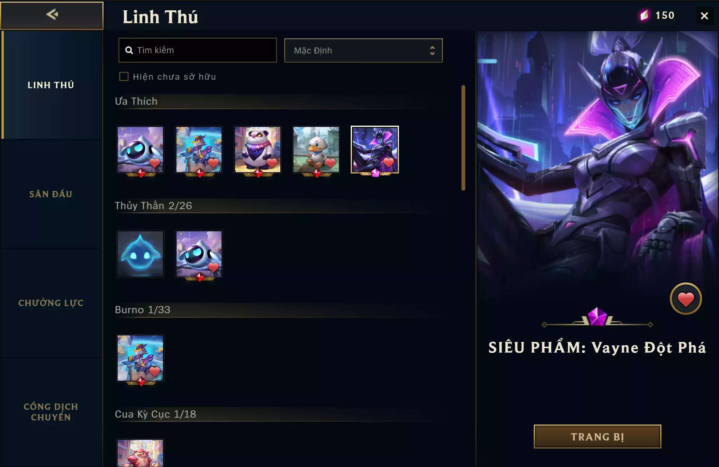 Ảnh 📮 Full Combo Bộ 3 Vayne Siêu Phẩm Vip 📮 Siêu Phẩm Vayne Đột Phá 🔰 Sàn Tím - Siêu Phẩm: Rìa Tòa Nhà Công Nghệ 🔰 Chưởng: Siêu Phẩm: Mũi Tên Bạc ⬆️ Đã Mua Vé Sự Kiện TFT (11/40)