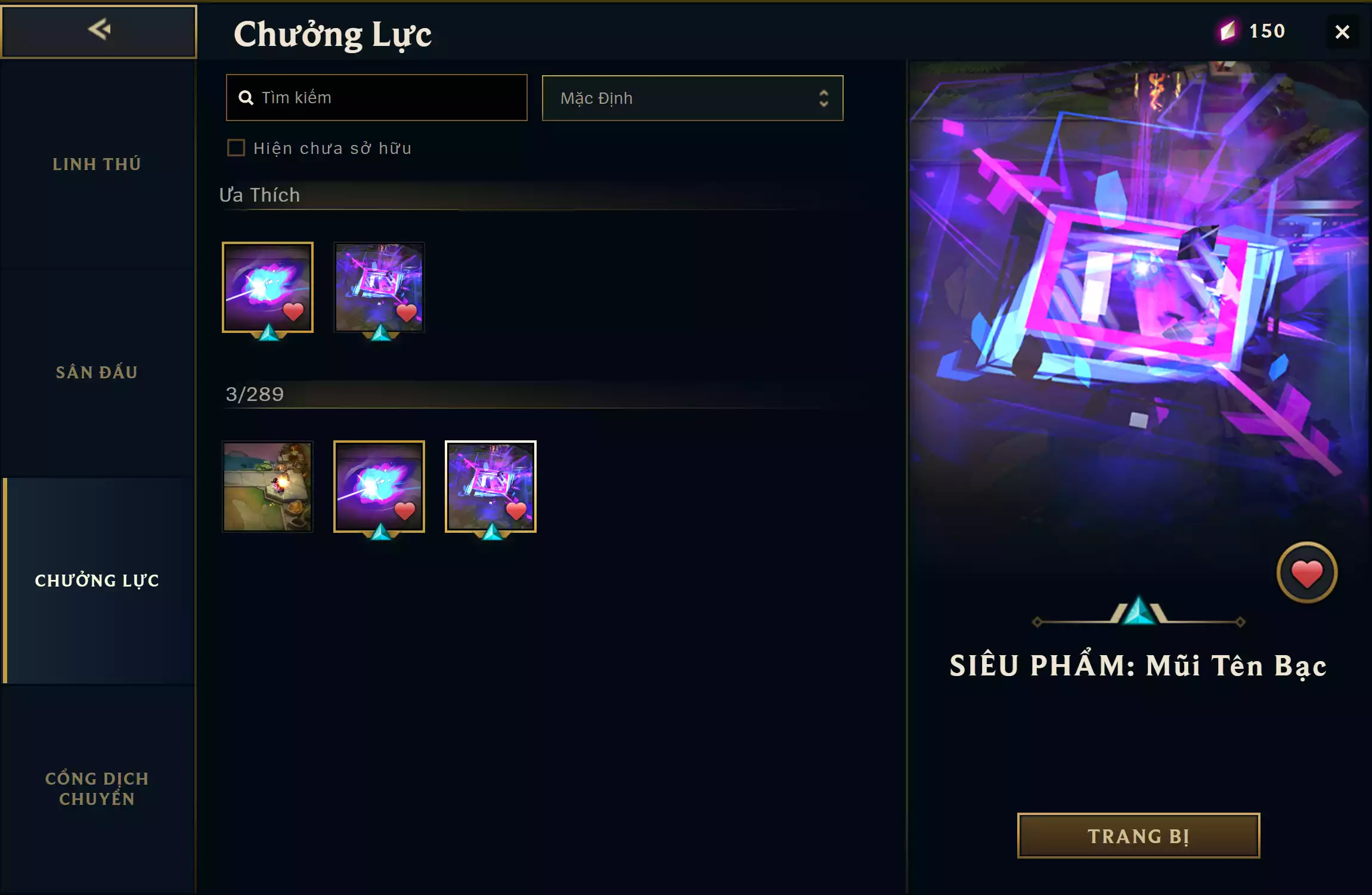 Ảnh 📮 Full Combo Bộ 3 Vayne Siêu Phẩm Vip 📮 Siêu Phẩm Vayne Đột Phá 🔰 Sàn Tím - Siêu Phẩm: Rìa Tòa Nhà Công Nghệ 🔰 Chưởng: Siêu Phẩm: Mũi Tên Bạc ⬆️ Đã Mua Vé Sự Kiện TFT (11/40)