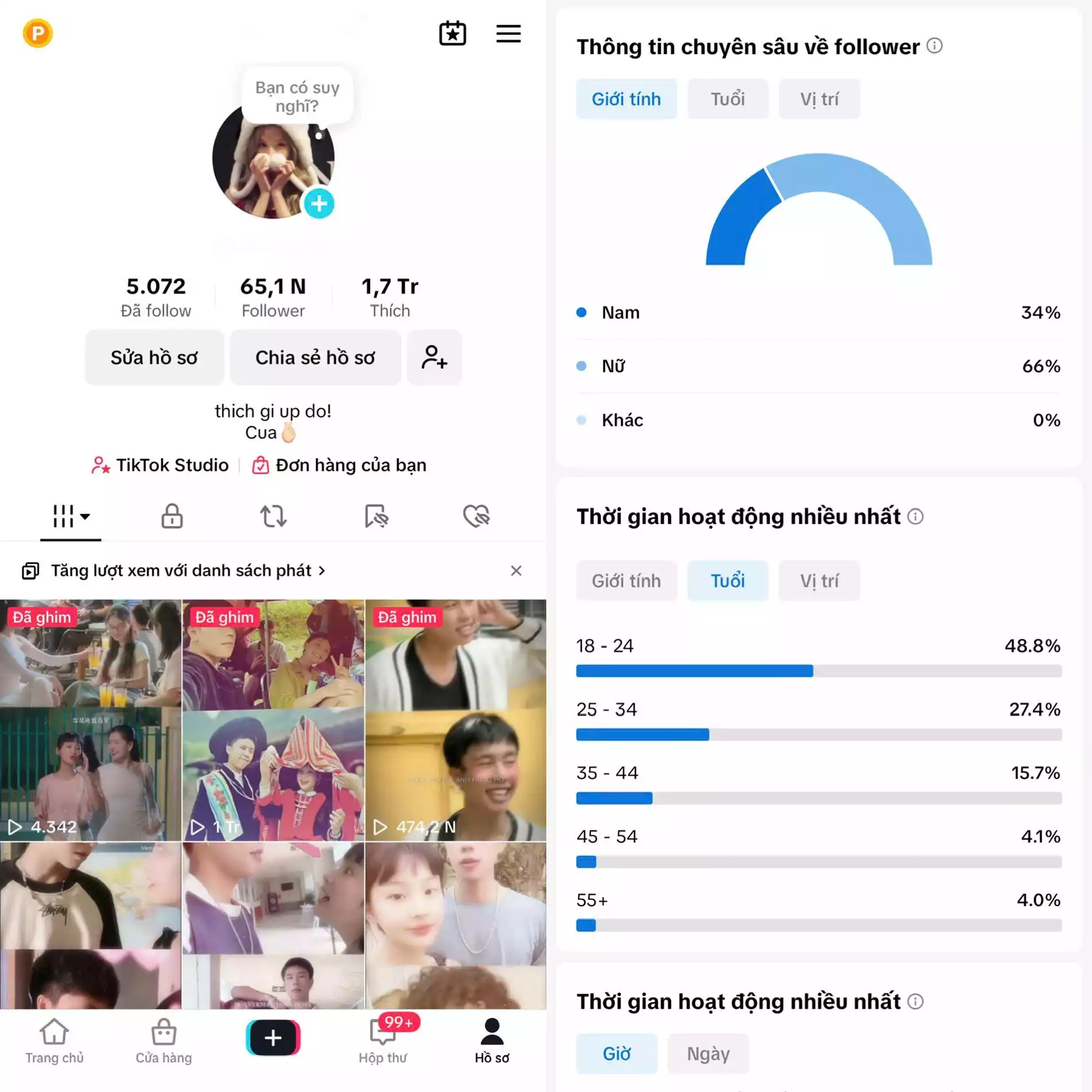 Chủ đề Phim - Follow VN - Có Live Studio, Tiktok Shop - An toàn, Bao đổi thông tin chính chủ.
