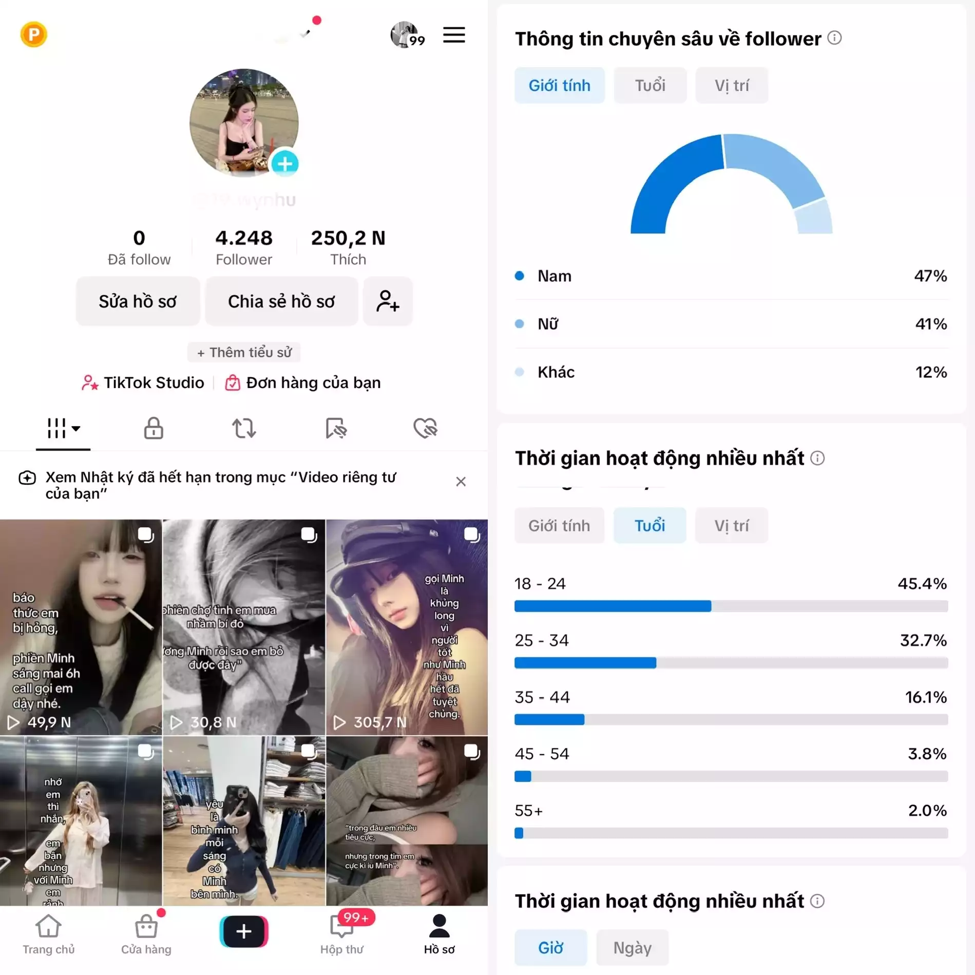 Chủ đề : Nhạc - Follow VN - Có Live Studio, Tiktok Shop - An toàn, Bao đổi thông tin chính chủ.