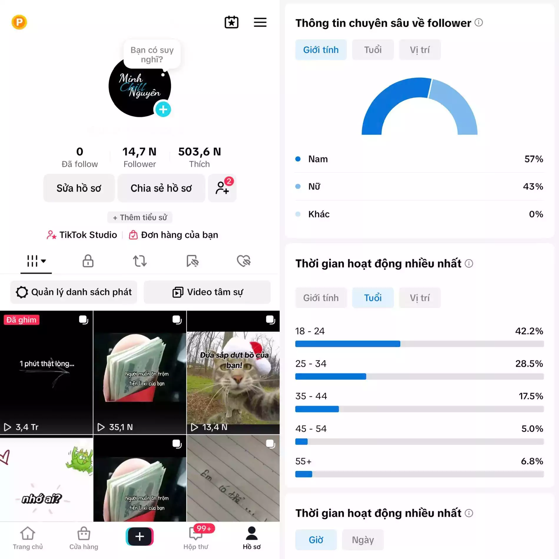 Chủ đề : Nhạc- Follow VN - Có Live Studio, Tiktok Shop - An toàn, Bao đổi thông tin chính chủ.