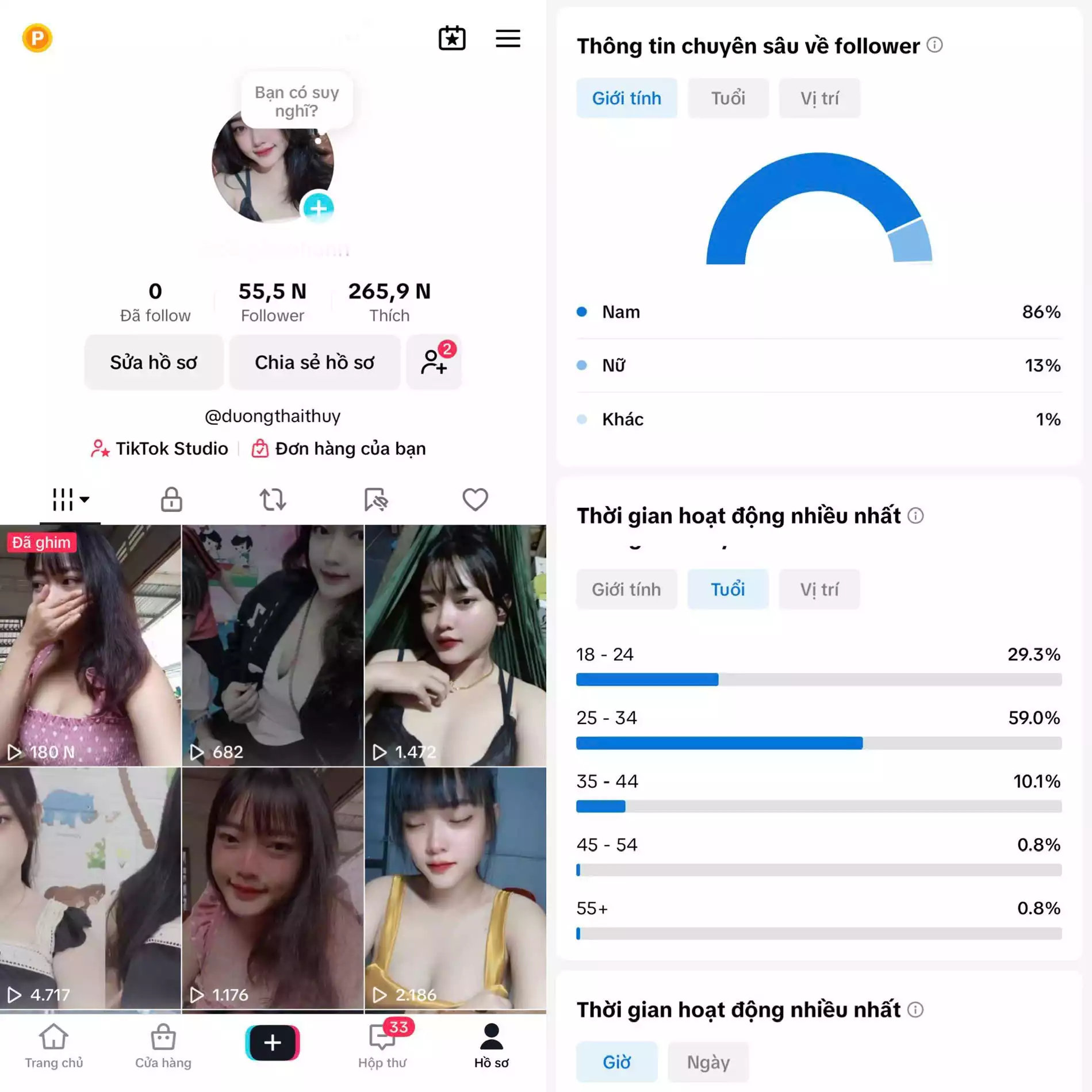 Chủ đề : Cá Nhân- Follow VN - Có Live Studio, Tiktok Shop - An toàn, Bao đổi thông tin chính chủ.