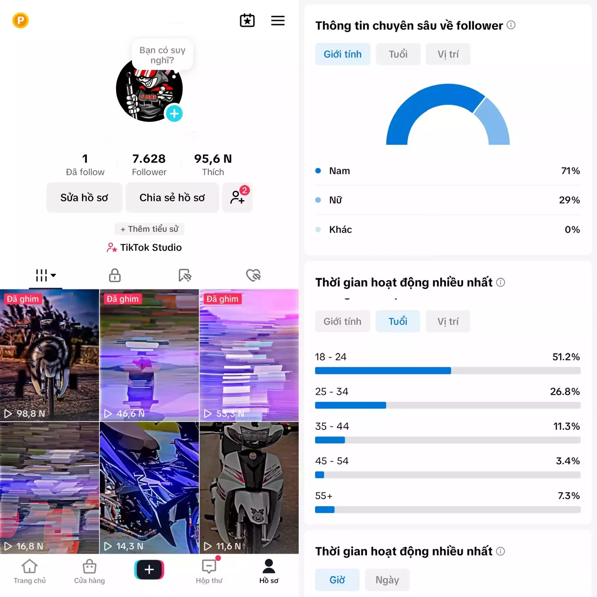 Chủ đề : Xe Kiểng - Follow VN - Có Live Studio, Tiktok Shop - An toàn, Bao đổi thông tin chính chủ.