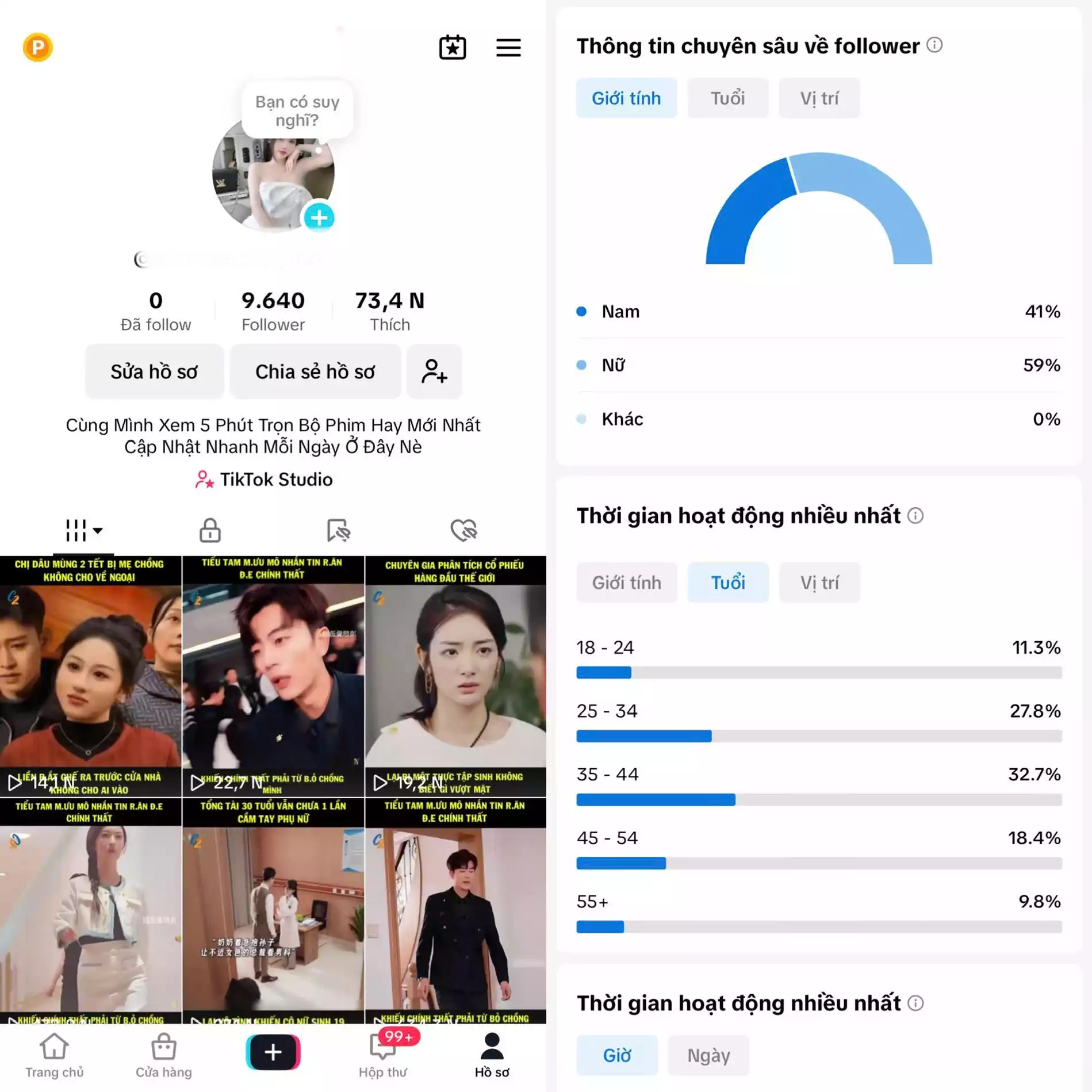 Chủ đề : Review Phim - Follow VN - Có Live Studio, Tiktok Shop - An toàn, Bao đổi thông tin chính chủ.