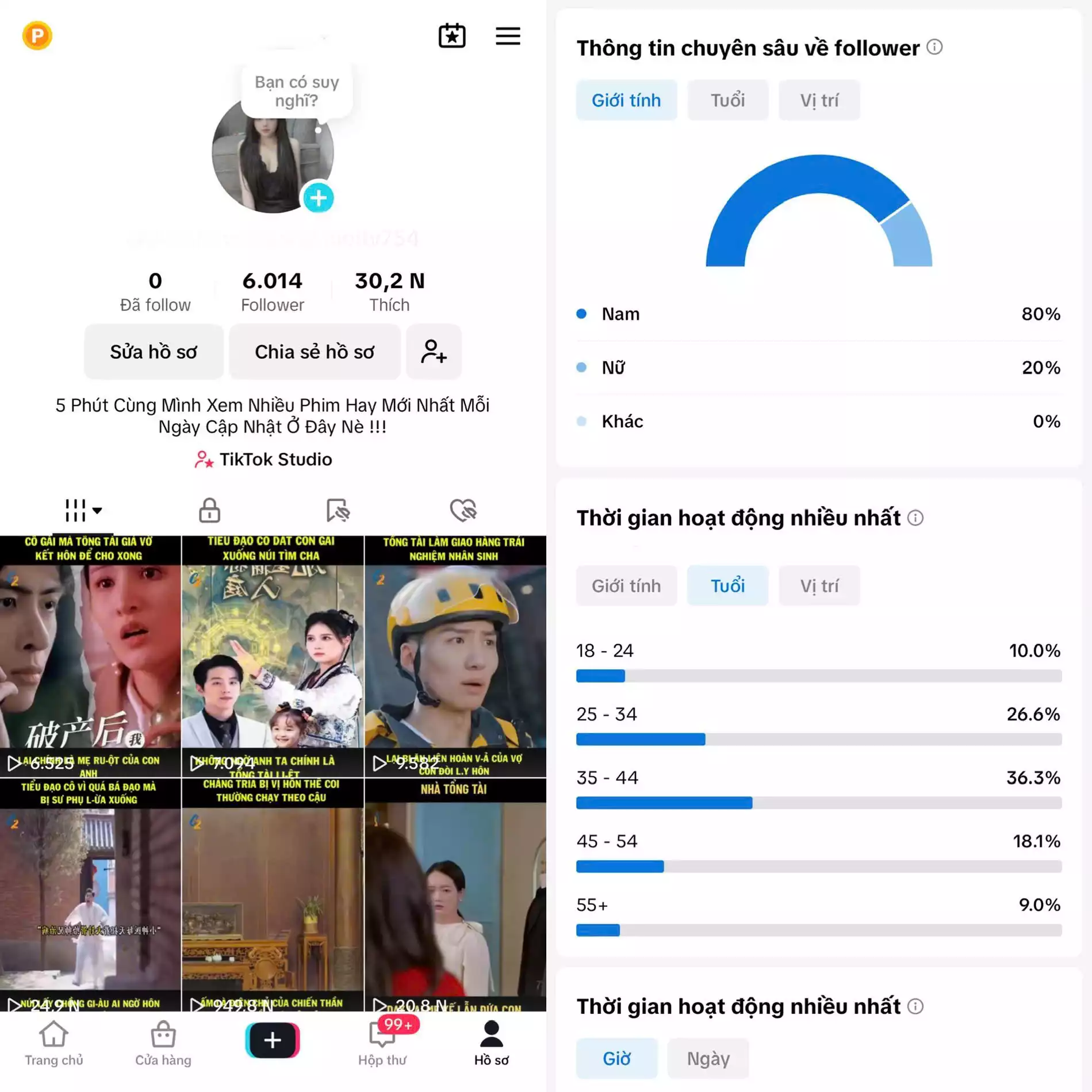 Chủ đề : Review Phim - Follow VN - Có Live Studio, Tiktok Shop - An toàn, Bao đổi thông tin chính chủ.