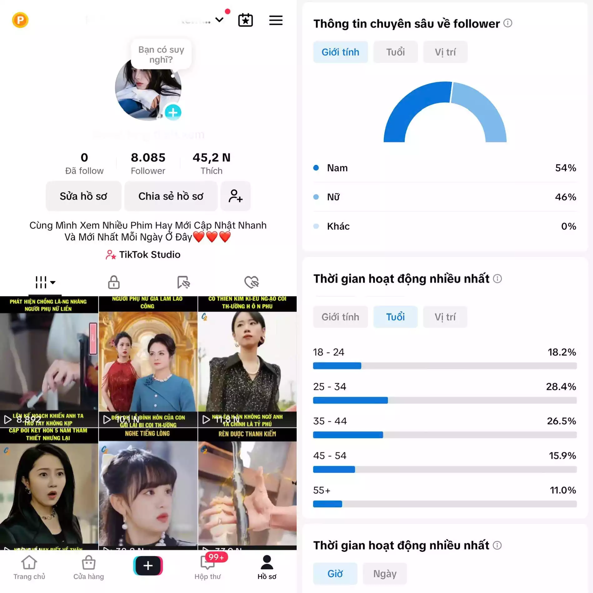 Chủ đề : Review Phim - Follow VN - Có Live Studio, Tiktok Shop - An toàn, Bao đổi thông tin chính chủ.