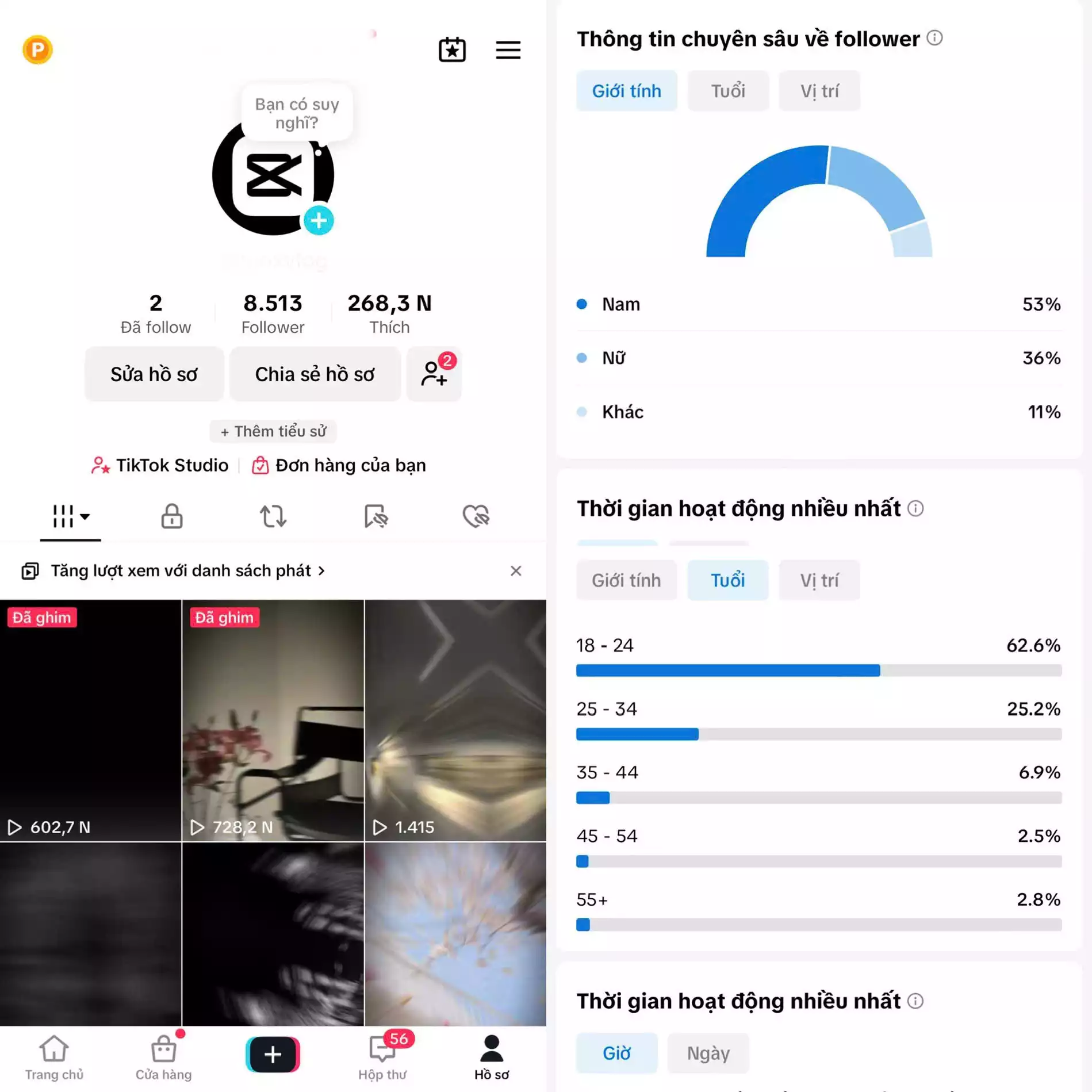 Chủ đề : Nhạc CapCut- Follow VN - Có Live Studio, Tiktok Shop - An toàn, Bao đổi thông tin chính chủ.