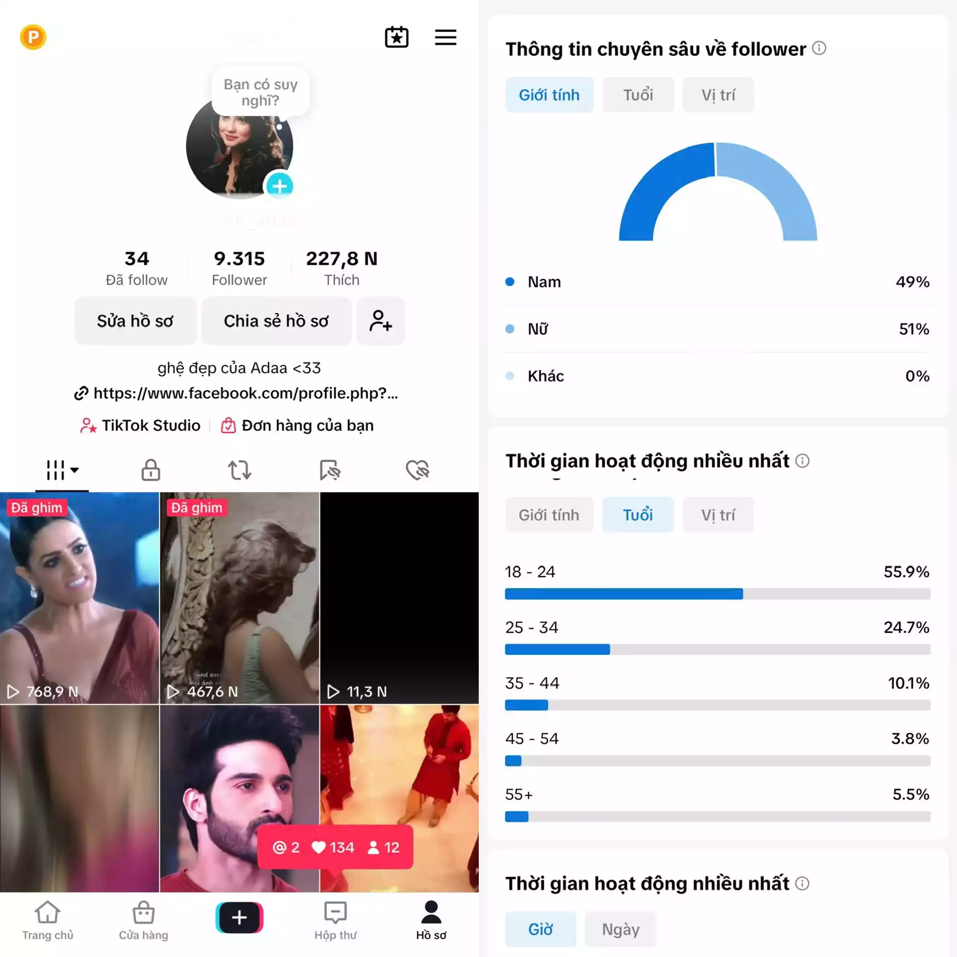 Chủ đề : Phim- Follow VN - Có Live Studio, Tiktok Shop - An toàn, Bao đổi thông tin chính chủ.