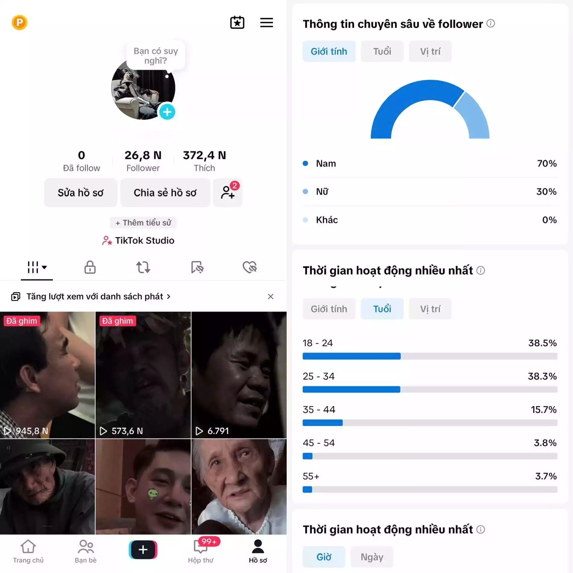 Chủ đề : Stt Đời - Follow VN - Có Live Studio, Tiktok Shop - An toàn, Bao đổi thông tin chính chủ.