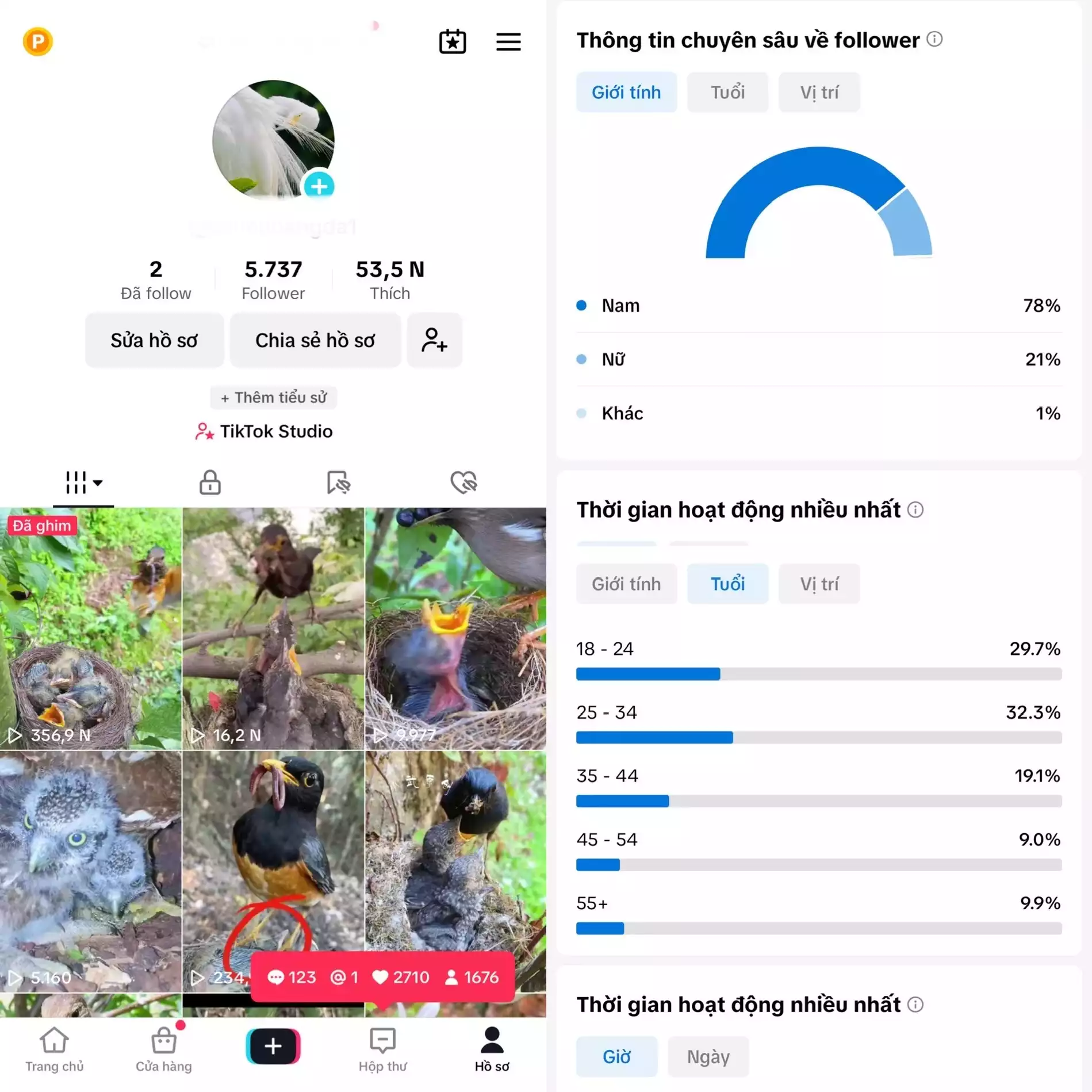 Chủ đề : Chim Kiểng- Follow VN - Có Live Studio, Tiktok Shop - An toàn, Bao đổi thông tin chính chủ.