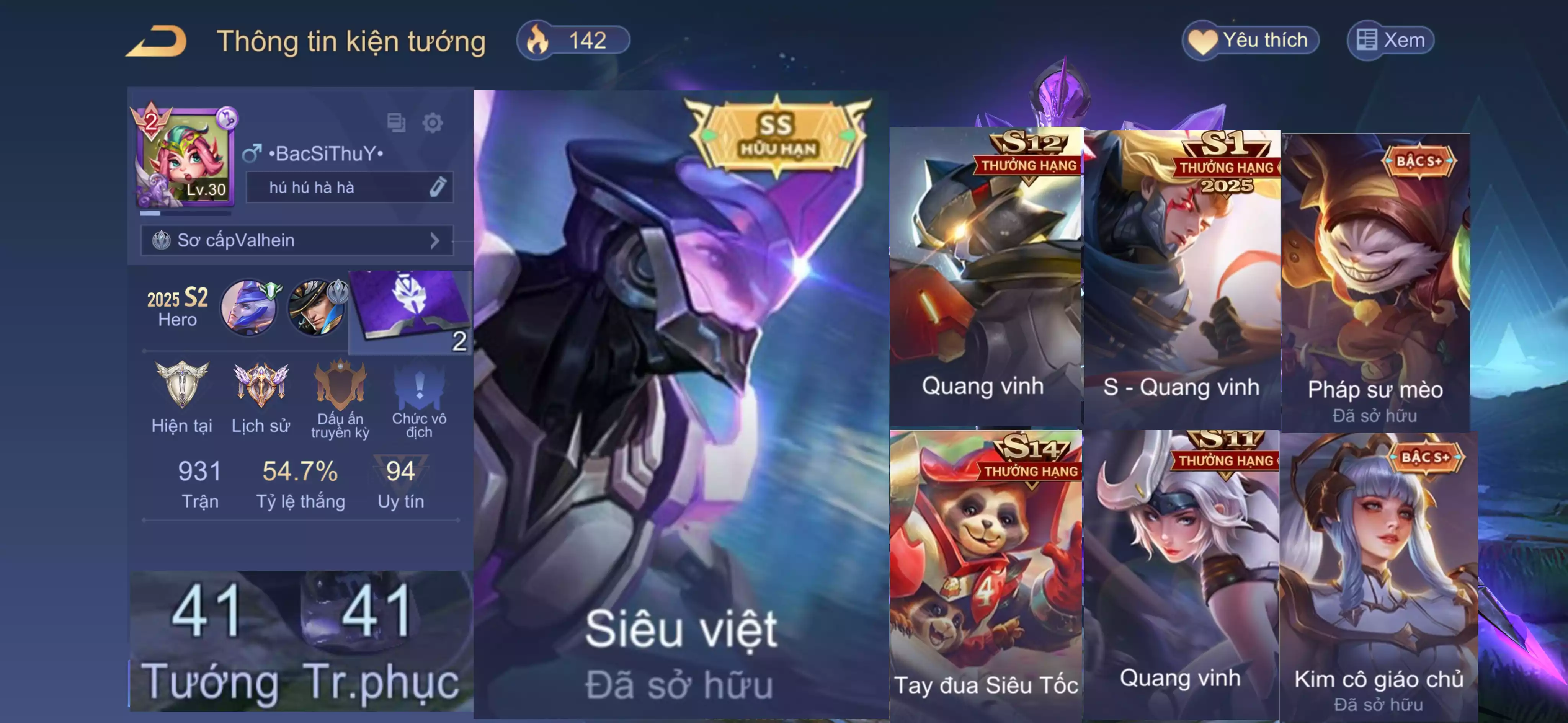 Zephys Siêu Việt, Kahill Kim Cô, Mganga Pháp Sư Mèo,...Trắng all thông tin