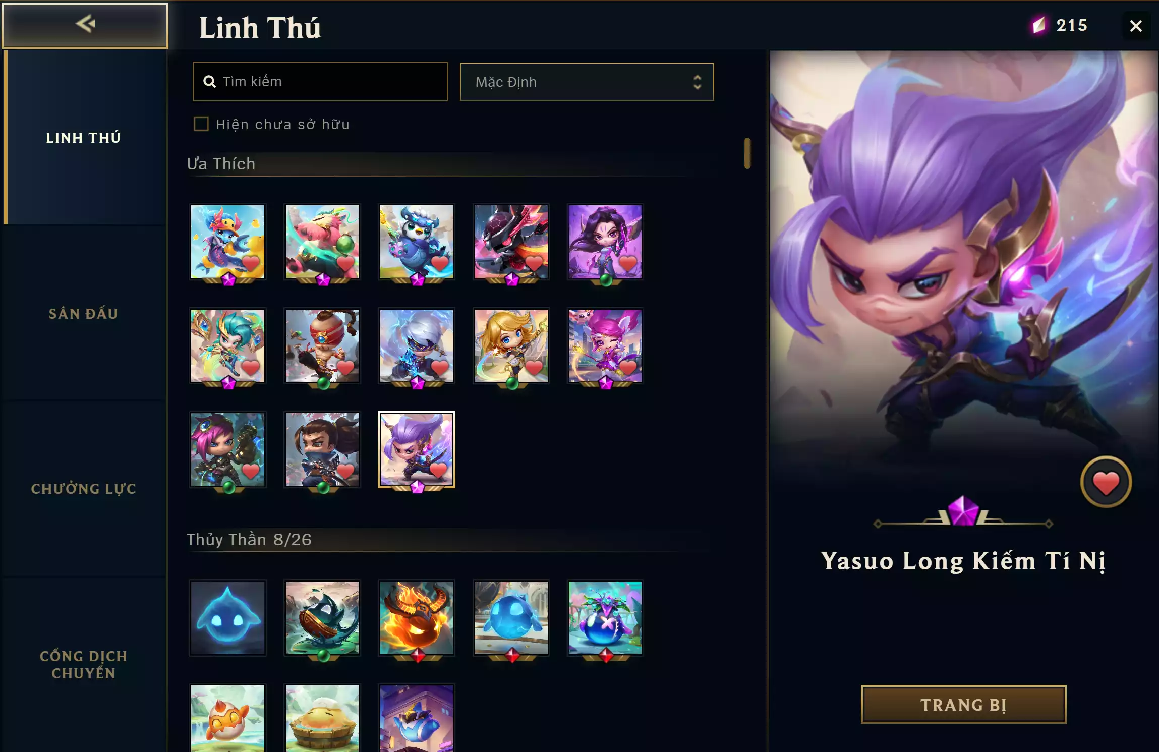 Ảnh 🔰 8 PET TÍM ▶ 2 SÀN TÍM ▶ 5 TÍ NỊ ✅ KAISA LONG NỮ TÍ NỊ ✅ LEESIN LONG CƯỚC TÍ NỊ ✅ YASUO LONG KIẾM TÍ NỊ ✅ LUX TINH TÚ TÍ NỊ ▶ KHU NGHỈ DƯỠNG CỦA CHONCC  [ HIẾM ] ▶ THÁNH ĐỊA THẦN LONG [ HOT ] ⬆️ KAISA TÍ NỊ ⬆️ LEESIN TÍ NỊ ⬆️ YASUO TÍ NỊ ⬆️ LUX TÍ NỊ