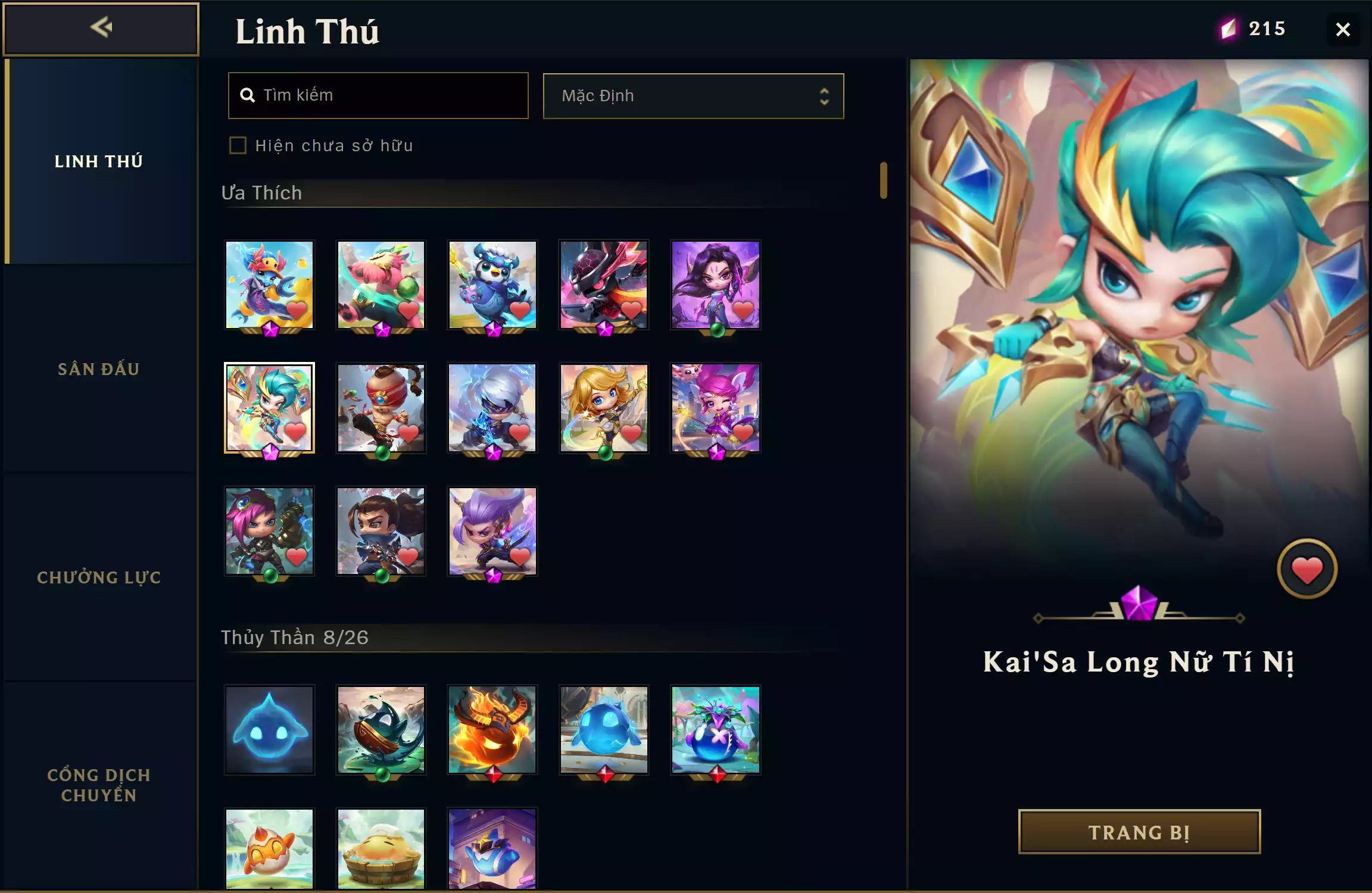 Ảnh 🔰 8 PET TÍM ▶ 2 SÀN TÍM ▶ 5 TÍ NỊ ✅ KAISA LONG NỮ TÍ NỊ ✅ LEESIN LONG CƯỚC TÍ NỊ ✅ YASUO LONG KIẾM TÍ NỊ ✅ LUX TINH TÚ TÍ NỊ ▶ KHU NGHỈ DƯỠNG CỦA CHONCC  [ HIẾM ] ▶ THÁNH ĐỊA THẦN LONG [ HOT ] ⬆️ KAISA TÍ NỊ ⬆️ LEESIN TÍ NỊ ⬆️ YASUO TÍ NỊ ⬆️ LUX TÍ NỊ