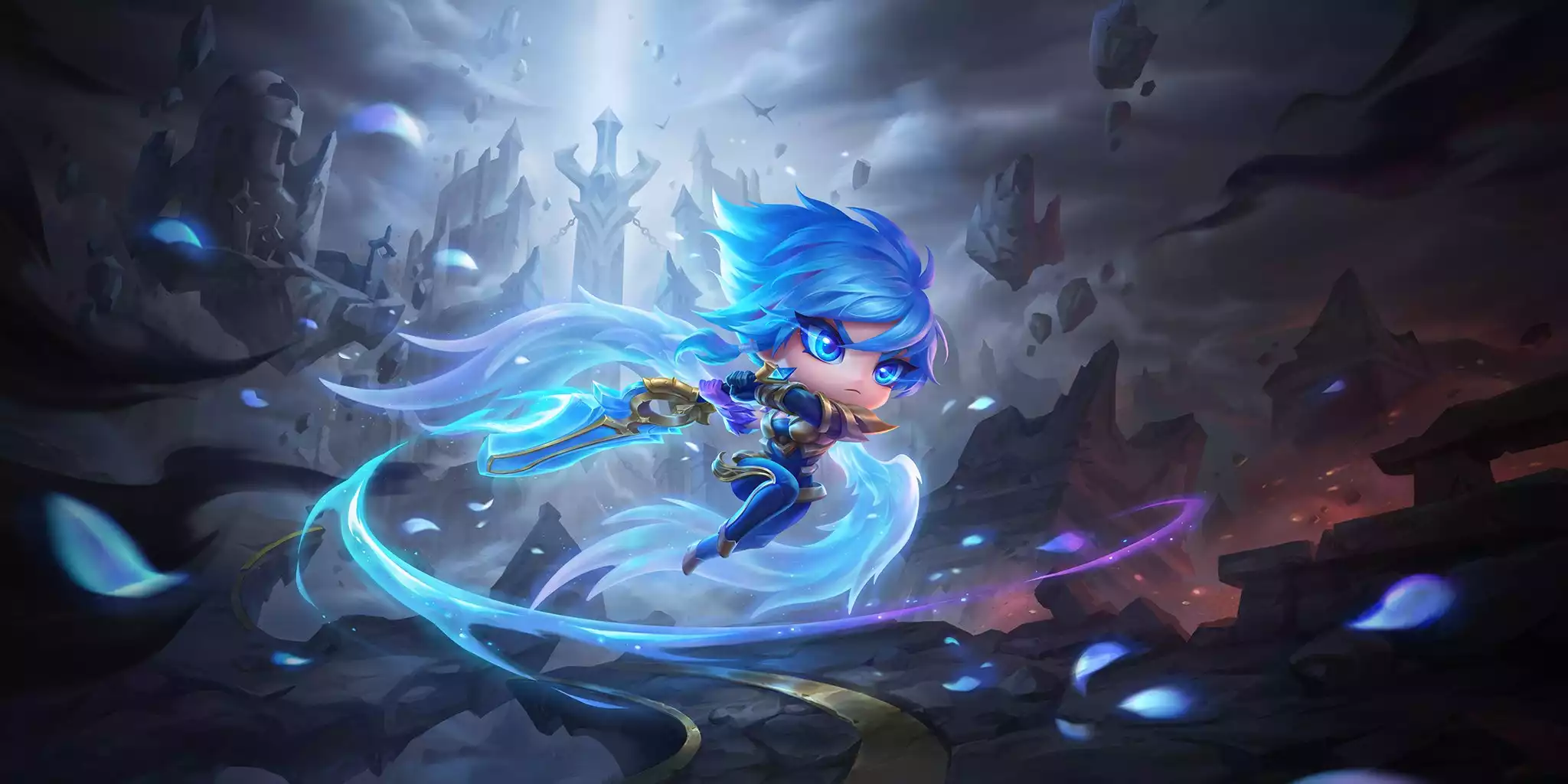Ảnh 🔰 PET TÍM - Riven Thần Kiếm Tí Nị 🔰 TRẮNG THÔNG TIN