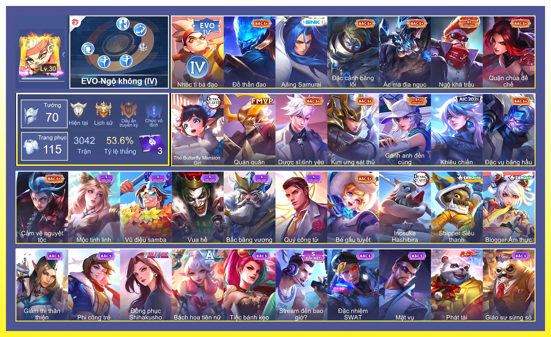 Ngộ không evo4…