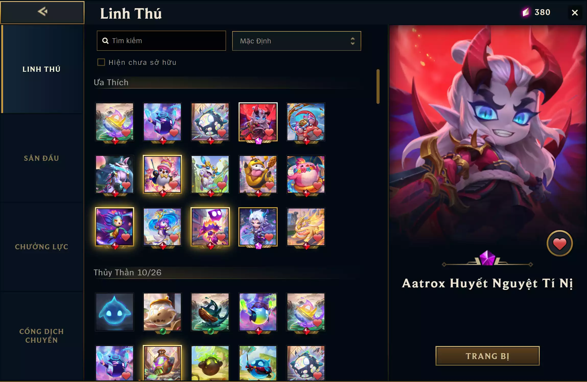 Ảnh 📮 Combo Pet VIP 📮 Yone Tà Ảnh Song Kiếm Tí Nị ▶ Aatrox Huyết Nguyệt Tí Nị ✅ Sàn Tím - Quán Giọt Cuối  ⬆️ Bộ Chưởng Lực Đẹp -  Chưởng - Hoa Linh Đoạt Mệnh 🌠  Quỷ Kiếm Darkin ✅ Sàn - 4 Sàn Đấu Đỏ Cực Đẹp ➡️ Dư 3 Huy Chương Thần Thoại (8/20)🍁 Unrank TFT - Cặp Đôi Hoàn Hảo ️🍁 Có Thẻ Đổi Tên Nhân Vật Miễn Phí