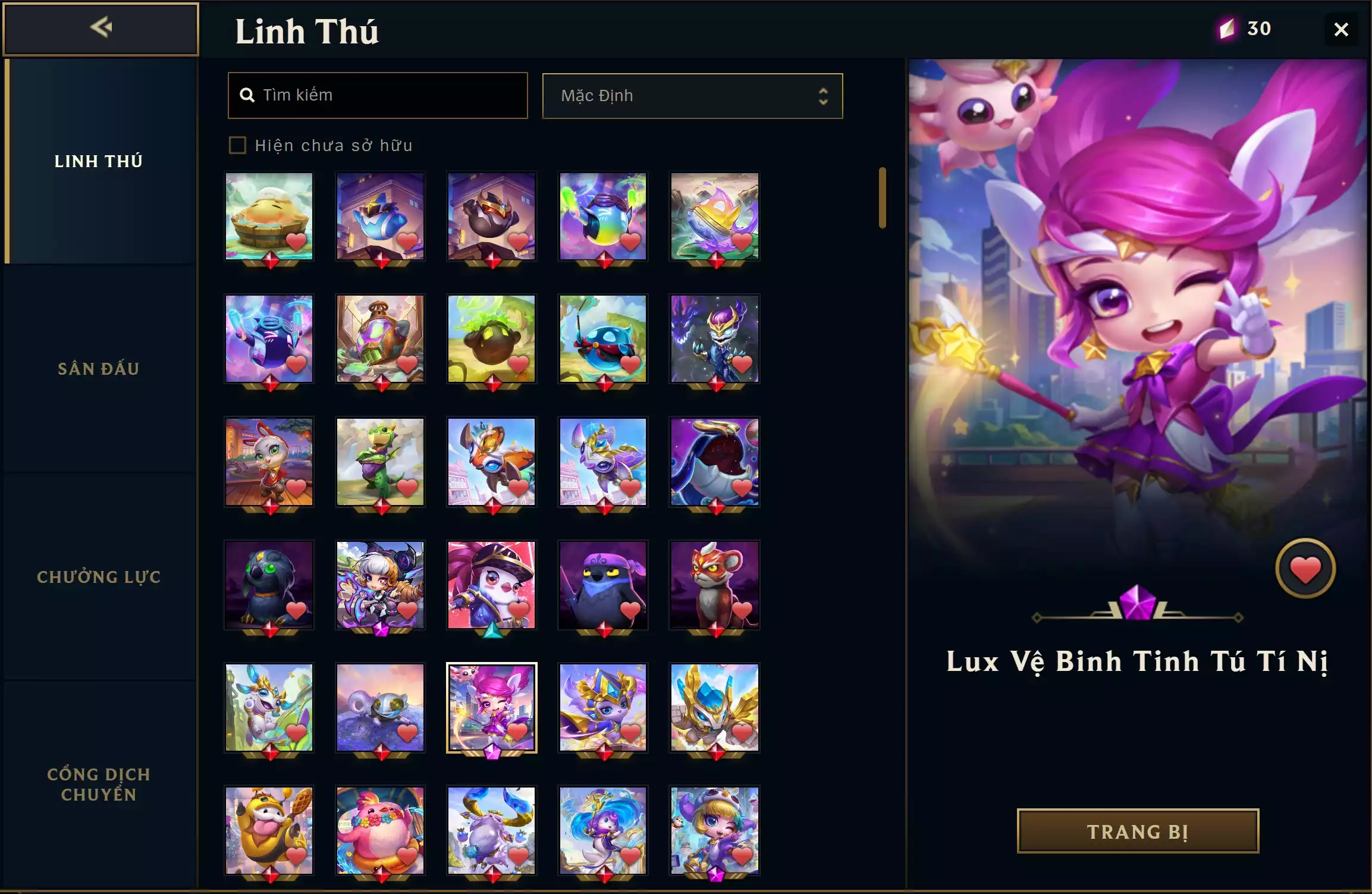Ảnh 📮 Combo Pet VIP 📮 Gwen Tử Chỉ Dương Khí Tí Nị ▶ Lux Vệ Binh Tinh Tú Tí Nị ▶  Tristana Pháo Thủ Pengu Tí Nị ⬆️ Bộ Chưởng Lực Đẹp -  Chưởng Thiết Bảng 🌠 Cung Ánh Sáng Học Viện Chiến Binh ✅ Sàn - 4 Sàn Đấu Đỏ Cực Đẹp 🍁 Unrank TFT - Cặp Đôi Hoàn Hảo ️🍁 Có Thẻ Đổi Tên Nhân Vật Miễn Phí