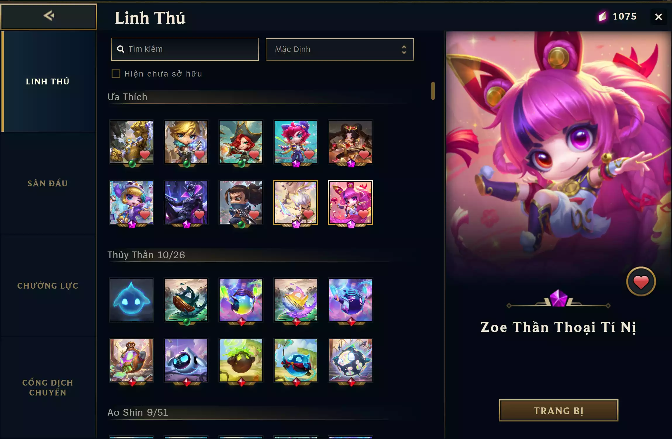 Ảnh ✅ Yasuo Long Kiếm Tí Nị - Hàng Hiệu ✅ Siêu Phẩm Vayne Đột Phá ✅ Sona Cổ Cầm Tí Nị ✅ Zoe Thần Thoại Tí Nị ✅ Tristana Pháo Thủ Pengu Tí Nị ✅ HeartSteel Set Tí Nị 🌠 Sàn Tím - Bồng Lai Tiên Cảnh 🌠 K/DA Tại Đồng Quy Giới Sàn 🌠 Siêu Phẩm: Rìa Tòa Nhà Công Nghệ 🍁 Có Thẻ Đổi Tên Nhân Vật Miễn Phí