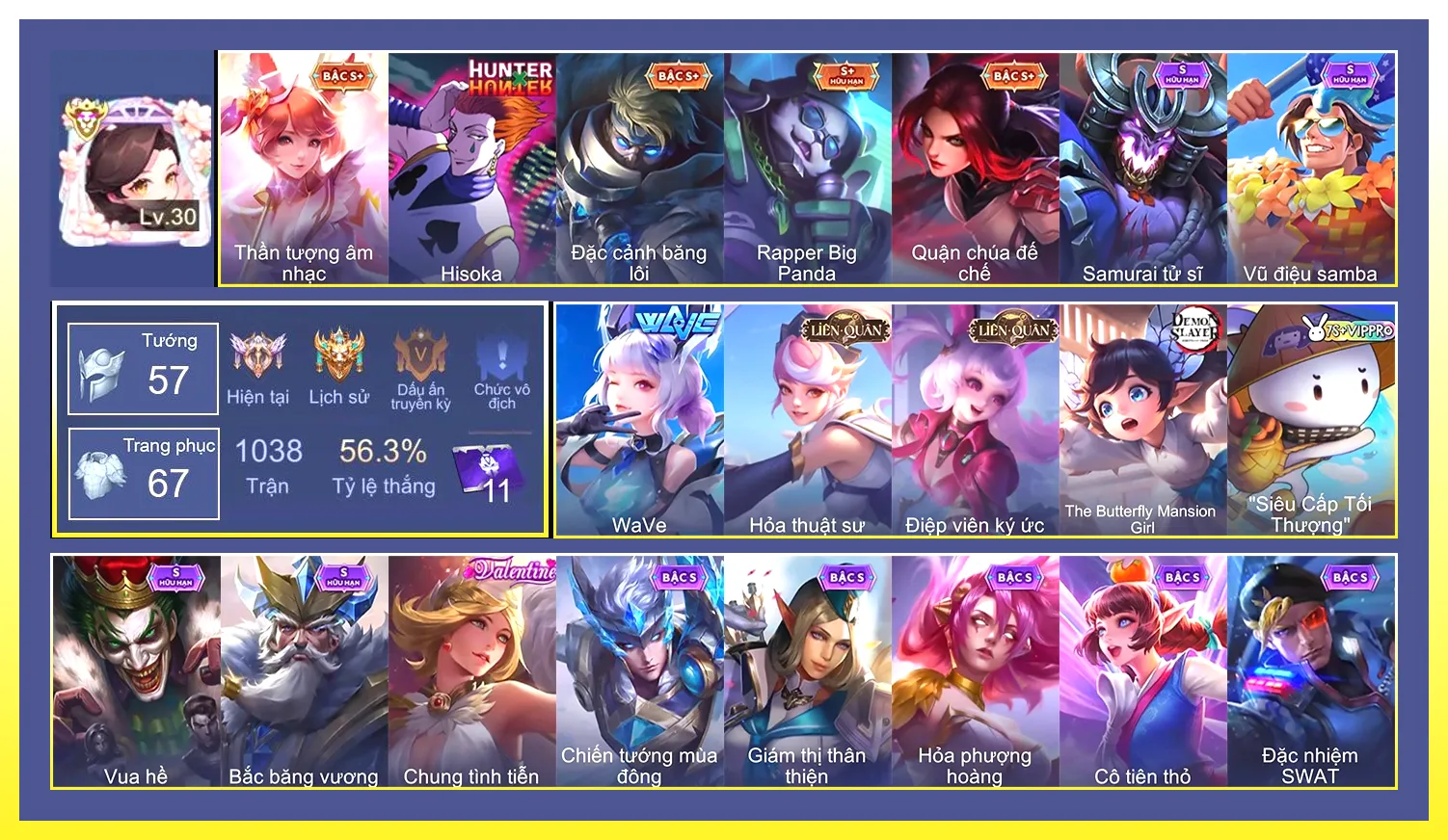 Liliana wave trắng thông tin…Trắng thông tin không liên kết