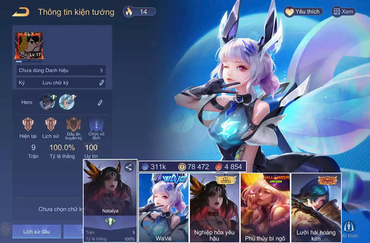 Natalya nghiệp hỏa yêu hậu, Liliana WaVe...TRẮNG THÔNG TIN