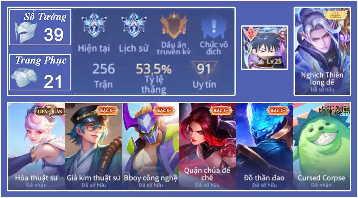 Quilen Nghịch Long Thiên Đế,...Trắng all thông tin
