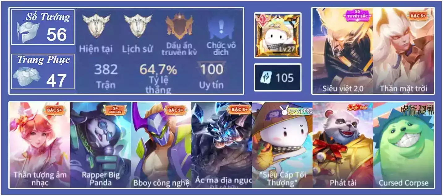 Ngộ Tuyệt Sắc, Slimz Thỏ Bảy Màu, Nak Bboy,...Trắng all thông tin