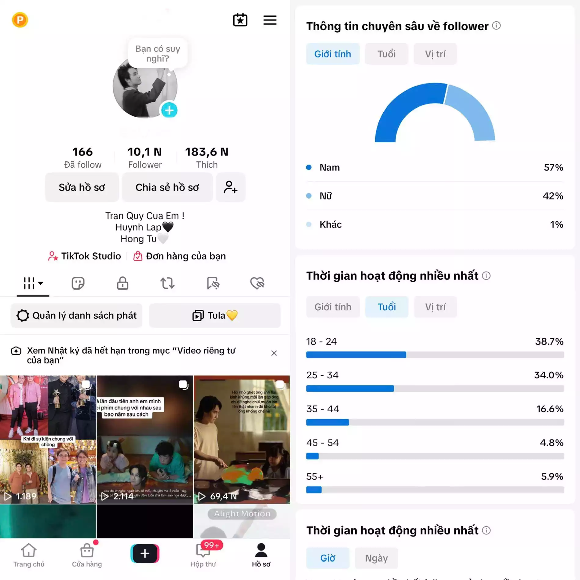 Chủ đề : Idol - Follow VN - Có Live Studio, Tiktok Shop - An toàn, Bao đổi thông tin chính chủ.