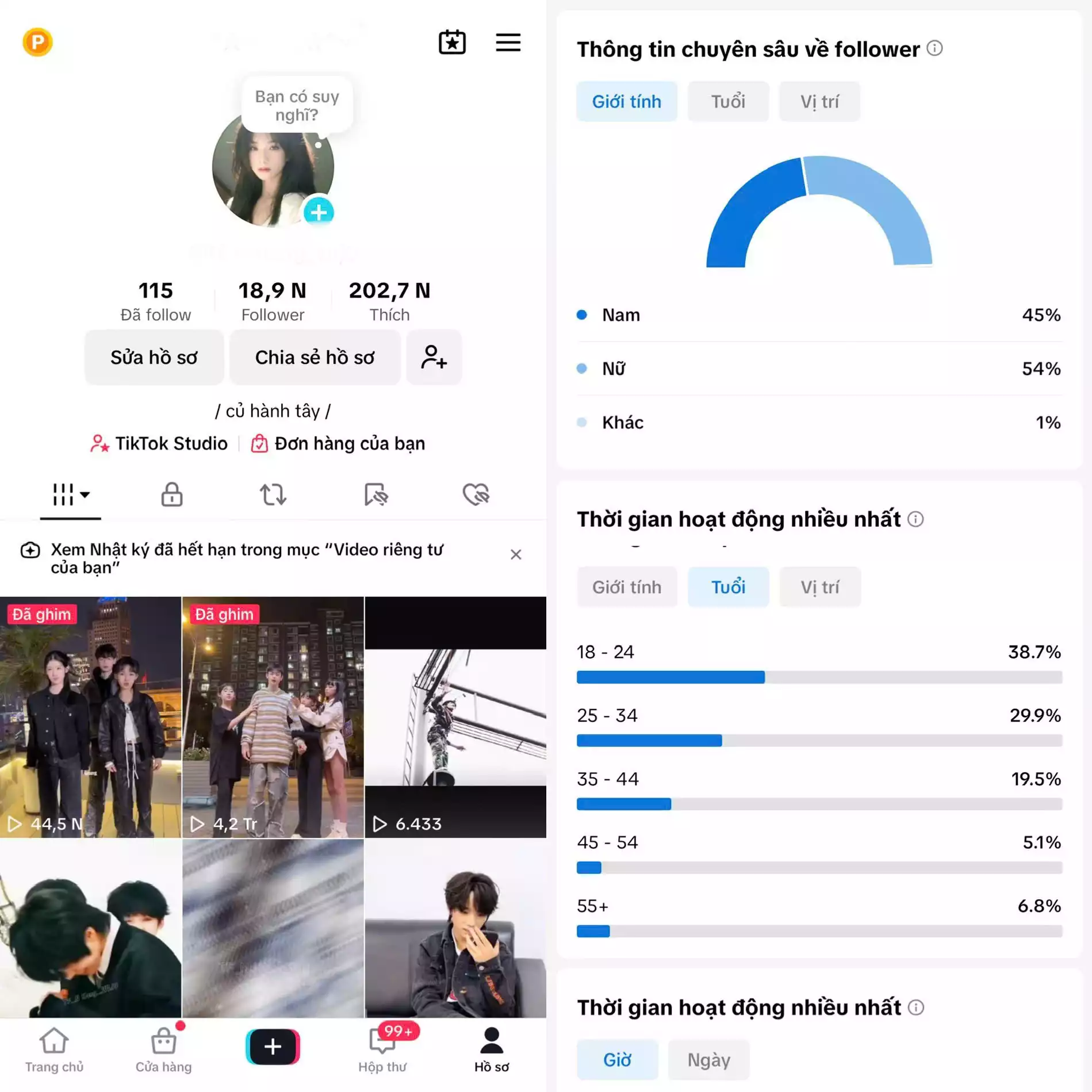 Chủ đề : Idol - Follow VN - Có Live Studio, Tiktok Shop - An toàn, Bao đổi thông tin chính chủ.