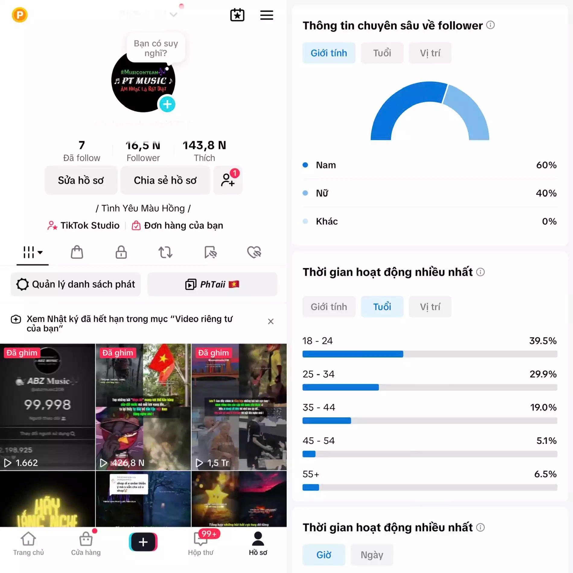 Chủ đề : Nhạc Nonstop - Follow VN - Có Live Studio, Tiktok Shop - An toàn, Bao đổi thông tin chính chủ.