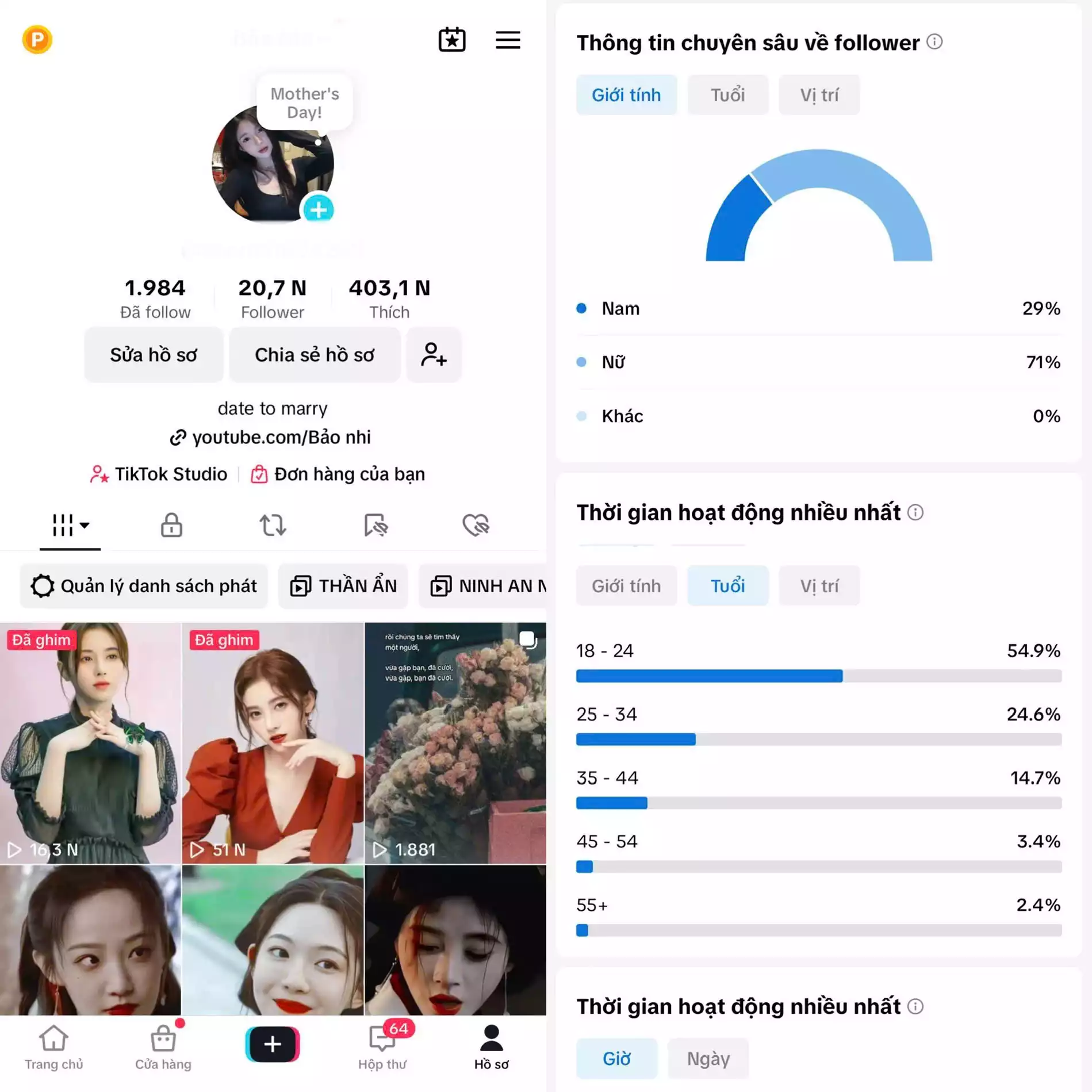 Chủ đề : Review Phim - Follow VN - Có Live Studio, Tiktok Shop - An toàn, Bao đổi thông tin chính chủ.