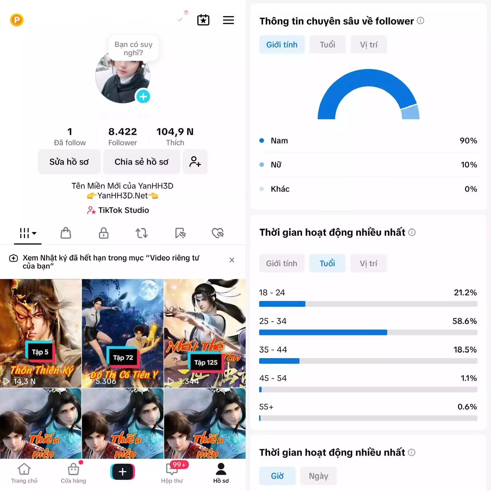 Chủ Đề : Phim - Follow VN - Có Live Studio, Tiktok Shop - An toàn, Bao đổi thông tin chính chủ.