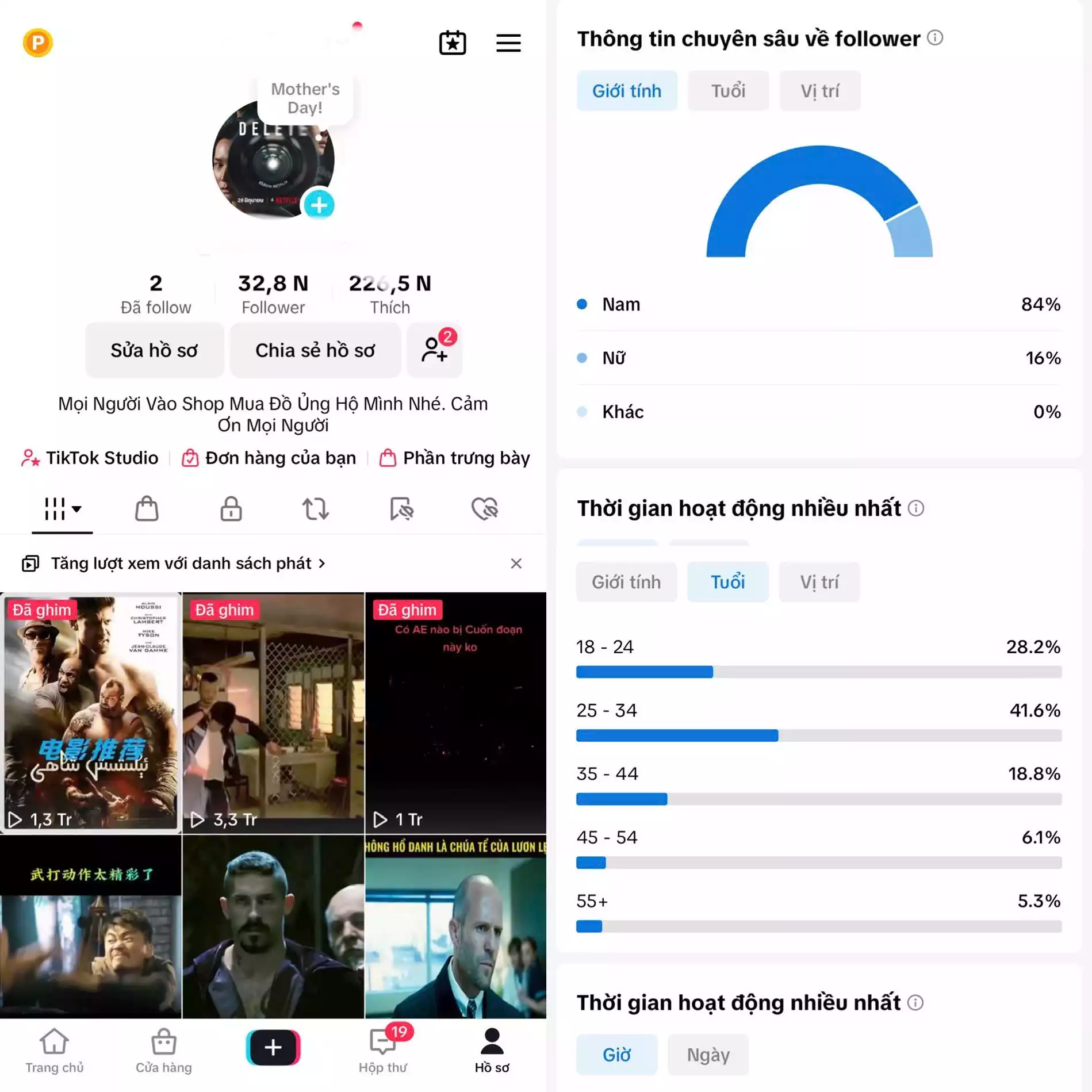 Chủ đề : review Phim - Follow VN - Có Live Studio, Tiktok Shop - An toàn, Bao đổi thông tin chính chủ.