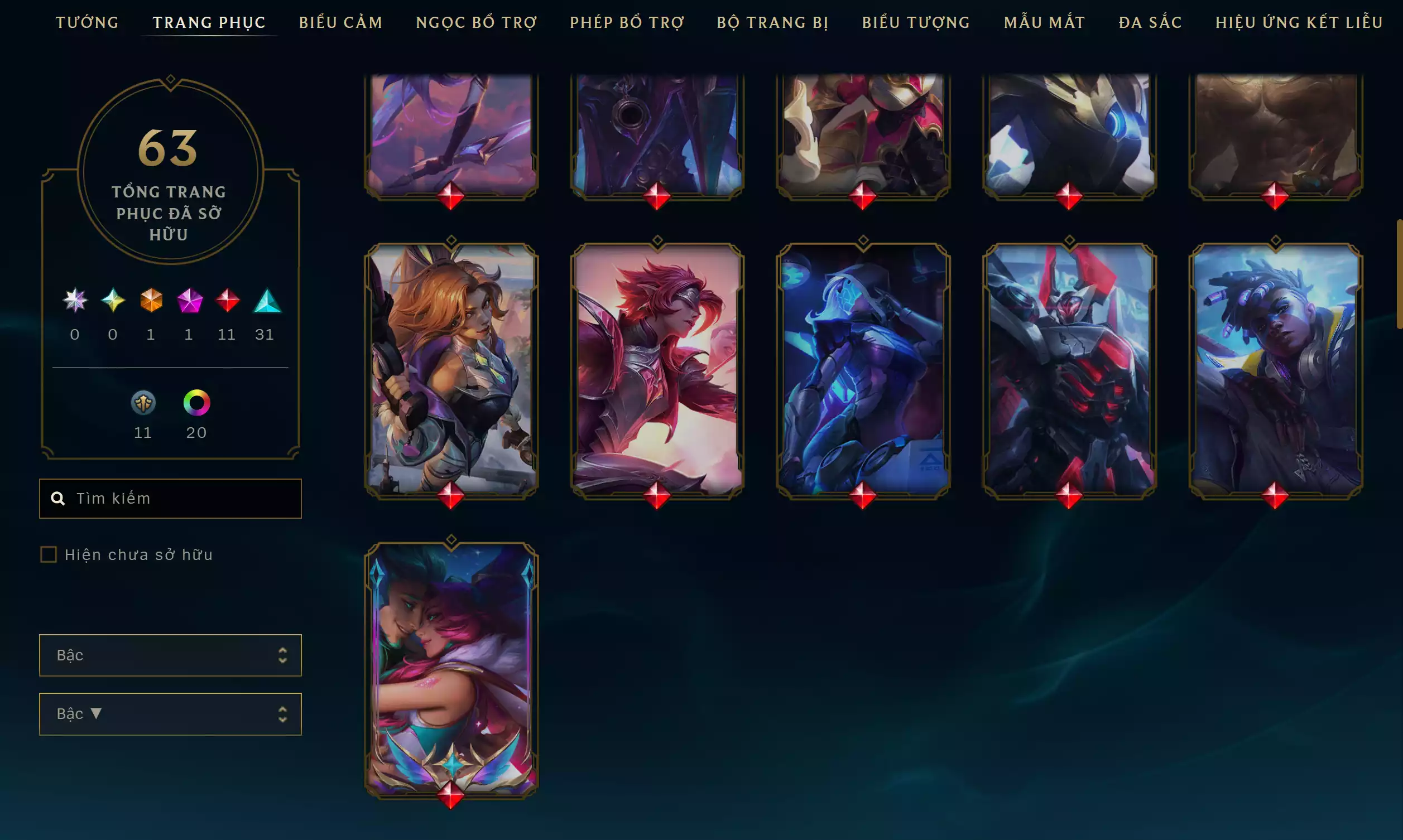 Ảnh 📮 TFT - Main Nữ ▶ Ahri Chiêu Hồn Thiên Hồ Tí Nị ▶ Ahri Tí Nị 🧧 Sàn Đấu - Sân Đấu Giải Đấu Tinh Võ 🧧 K/DA Tại Đồng Quy Giới 🌠 Chưởng - Tiểu Long Nộ - Hàng Hiệu 🌠 Chưởng - Quả Cầu Ma Thuật Hoa Linh ➡️ Dư 2 Huy Chương ➡️ Dư 3500 Pha Lê 🍁 Có Thẻ Đổi Tên Ingame