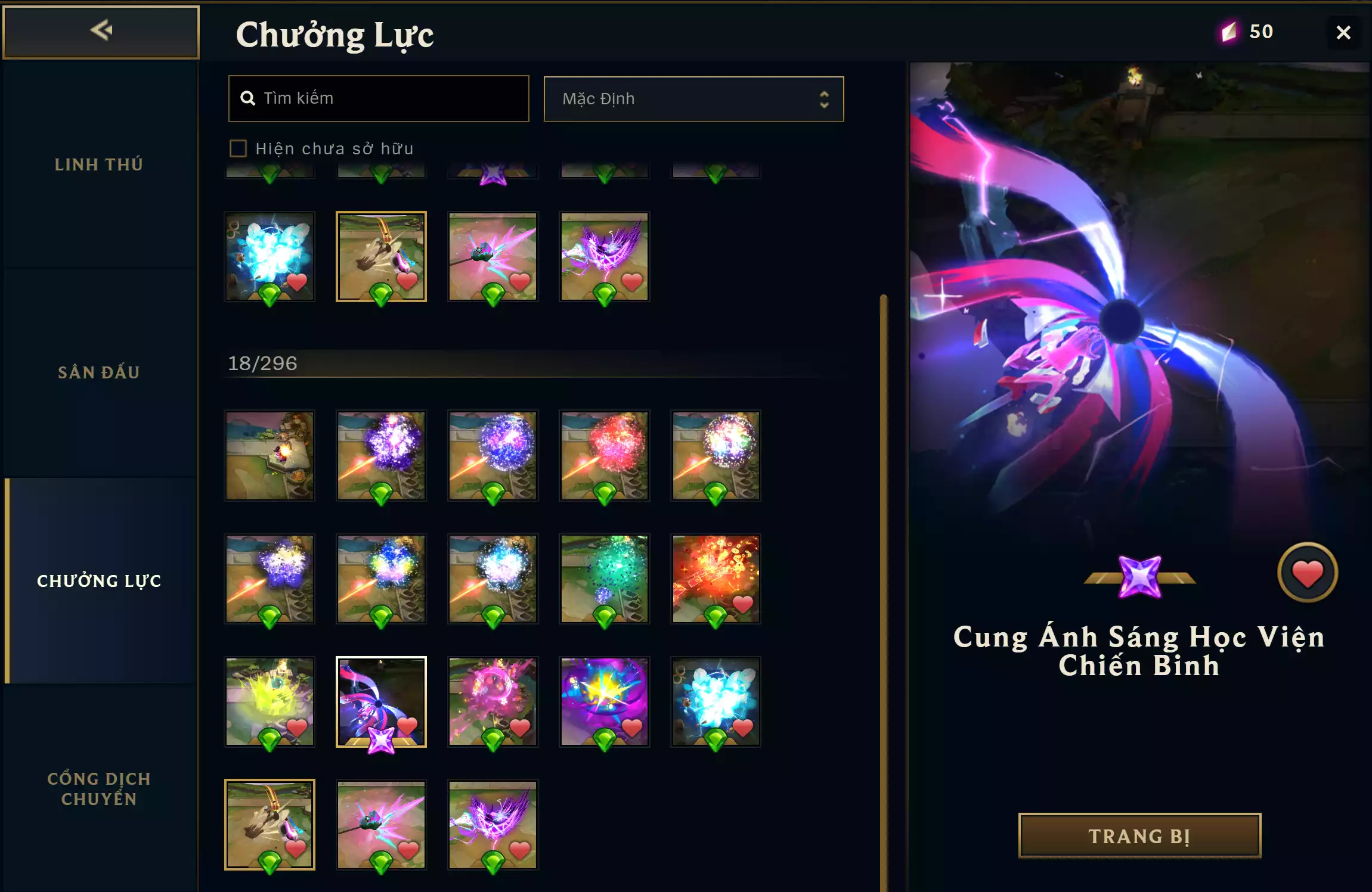 Ảnh 📮 TFT - VIP Ngon ▶ DRX Aatrox Tí Nị ▶ Irelia Sứ Thanh Hoa Tí Nị ▶ Gwen Tí Nị - Zoe Tí Nị - Oriana Tí Nị 🧧 Sàn Đấu - Bồng Lai Tiên Cảnh 🌠 Cung Ánh Sáng Học Viện Chiến Binh ➡️ Dư 1 Huy Chương ➡️ Dư 1.850 Pha Lê 🍁 Có Thẻ Đổi Tên Ingame