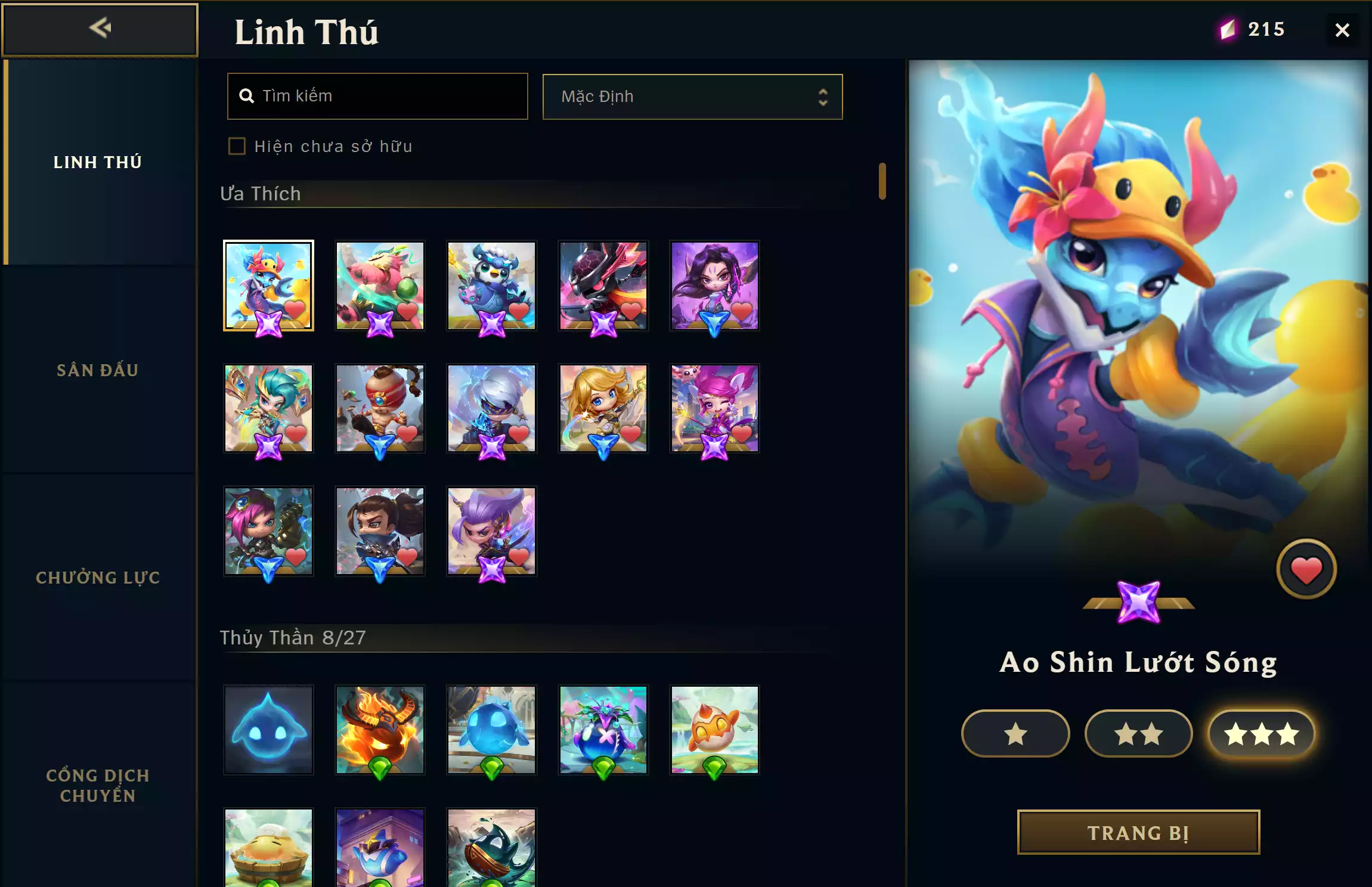 Ảnh 📮 TFT - VIP Ngon 🔰 8 Pet Tím ▶ 2 Sàn Tím ▶ 5 Tí Nị ✅ Leesin Long Cước Tí Nị  ✅ Kaisa Long Nữ Tí Nị ✅  Lux Vệ Binh Tinh Tú Tí Nị ✅ Yasuo Long Kiếm Tí Nị  🌠 Khu Nghỉ Dưỡng Của Choncc 🌠 Thánh Địa Thần Long ⬆️ Leesin Tí Nị  ⬆️ Kaisa Tí Nị ⬆️ Lux Tí Nị  ⬆️ Vi Tí Nị ⬆️ Yasuo Tí Nị 🍁 Unrank 🍁Có Thẻ Đổi Tên Nhân Vật Miễn Phí