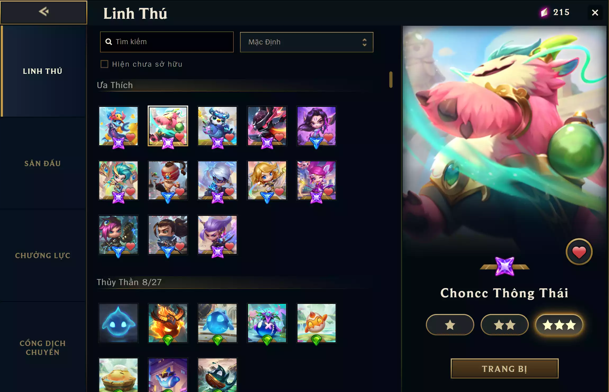 Ảnh 📮 TFT - VIP Ngon 🔰 8 Pet Tím ▶ 2 Sàn Tím ▶ 5 Tí Nị ✅ Leesin Long Cước Tí Nị  ✅ Kaisa Long Nữ Tí Nị ✅  Lux Vệ Binh Tinh Tú Tí Nị ✅ Yasuo Long Kiếm Tí Nị  🌠 Khu Nghỉ Dưỡng Của Choncc 🌠 Thánh Địa Thần Long ⬆️ Leesin Tí Nị  ⬆️ Kaisa Tí Nị ⬆️ Lux Tí Nị  ⬆️ Vi Tí Nị ⬆️ Yasuo Tí Nị 🍁 Unrank 🍁Có Thẻ Đổi Tên Nhân Vật Miễn Phí