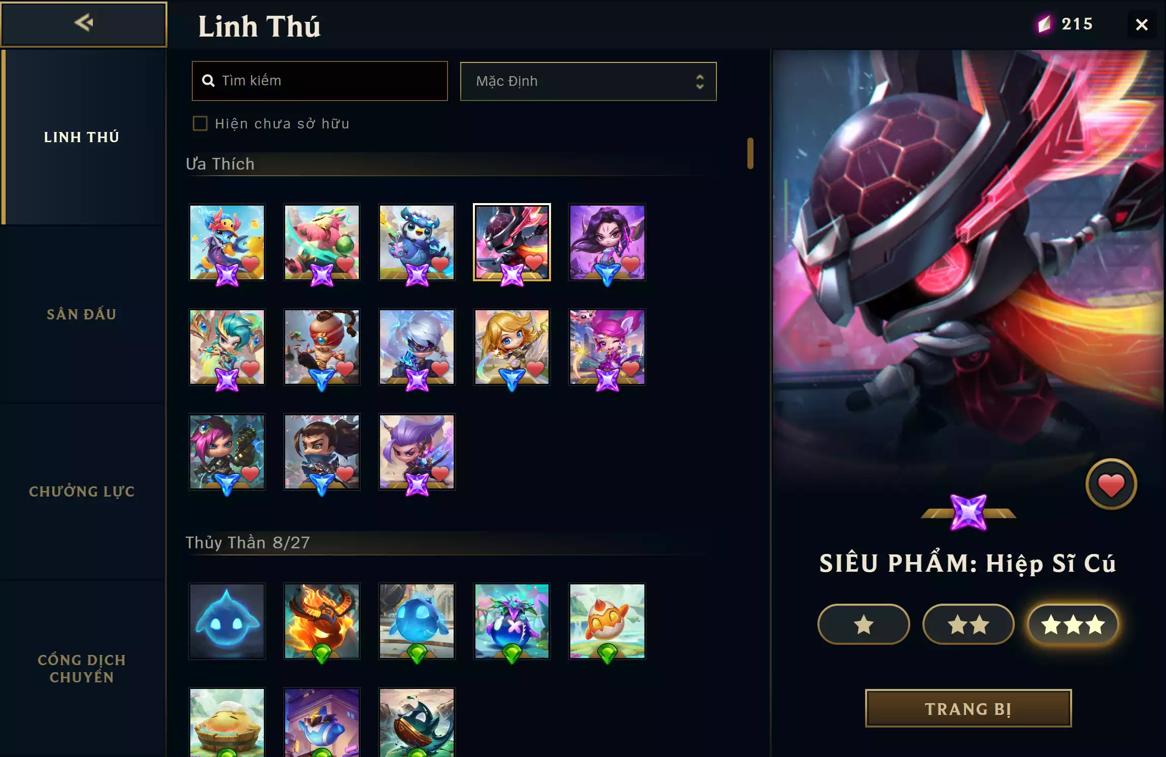 Ảnh 📮 TFT - VIP Ngon 🔰 8 Pet Tím ▶ 2 Sàn Tím ▶ 5 Tí Nị ✅ Leesin Long Cước Tí Nị  ✅ Kaisa Long Nữ Tí Nị ✅  Lux Vệ Binh Tinh Tú Tí Nị ✅ Yasuo Long Kiếm Tí Nị  🌠 Khu Nghỉ Dưỡng Của Choncc 🌠 Thánh Địa Thần Long ⬆️ Leesin Tí Nị  ⬆️ Kaisa Tí Nị ⬆️ Lux Tí Nị  ⬆️ Vi Tí Nị ⬆️ Yasuo Tí Nị 🍁 Unrank 🍁Có Thẻ Đổi Tên Nhân Vật Miễn Phí