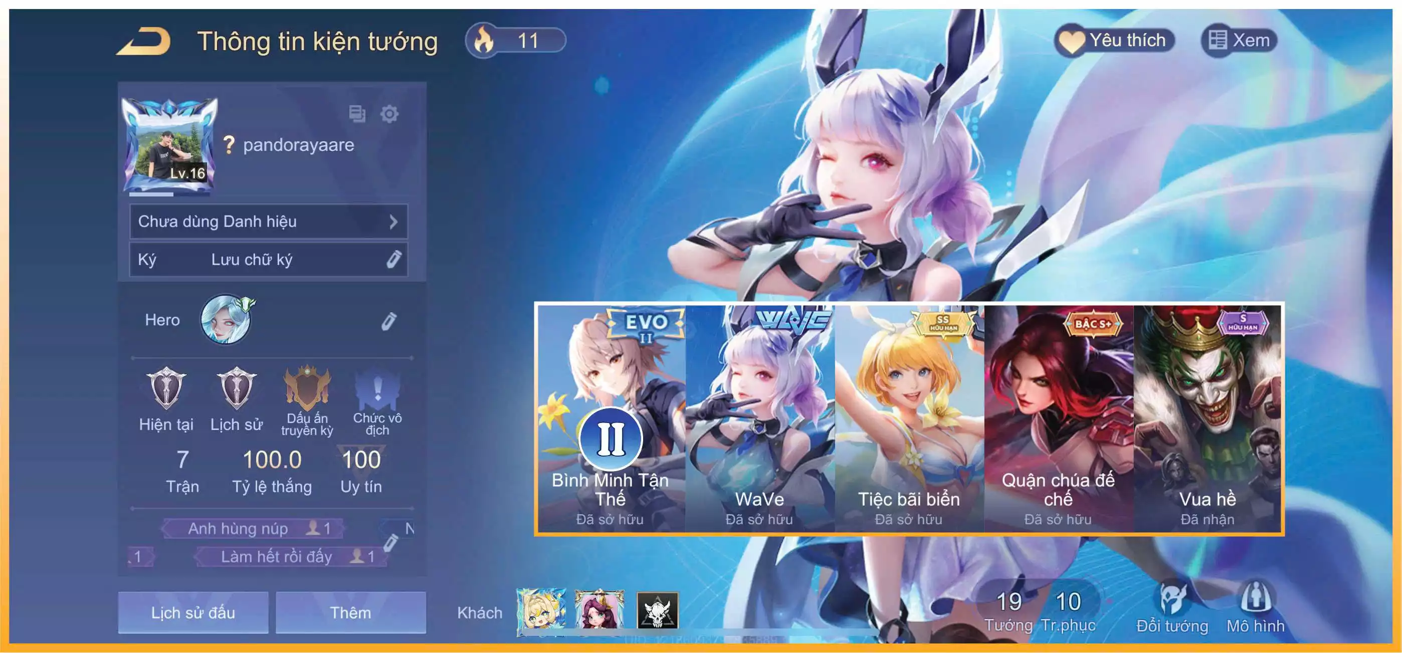 Liliana Wave, Violet Tiệc Bãi Biển ... Trắng Thông Tin, KLK