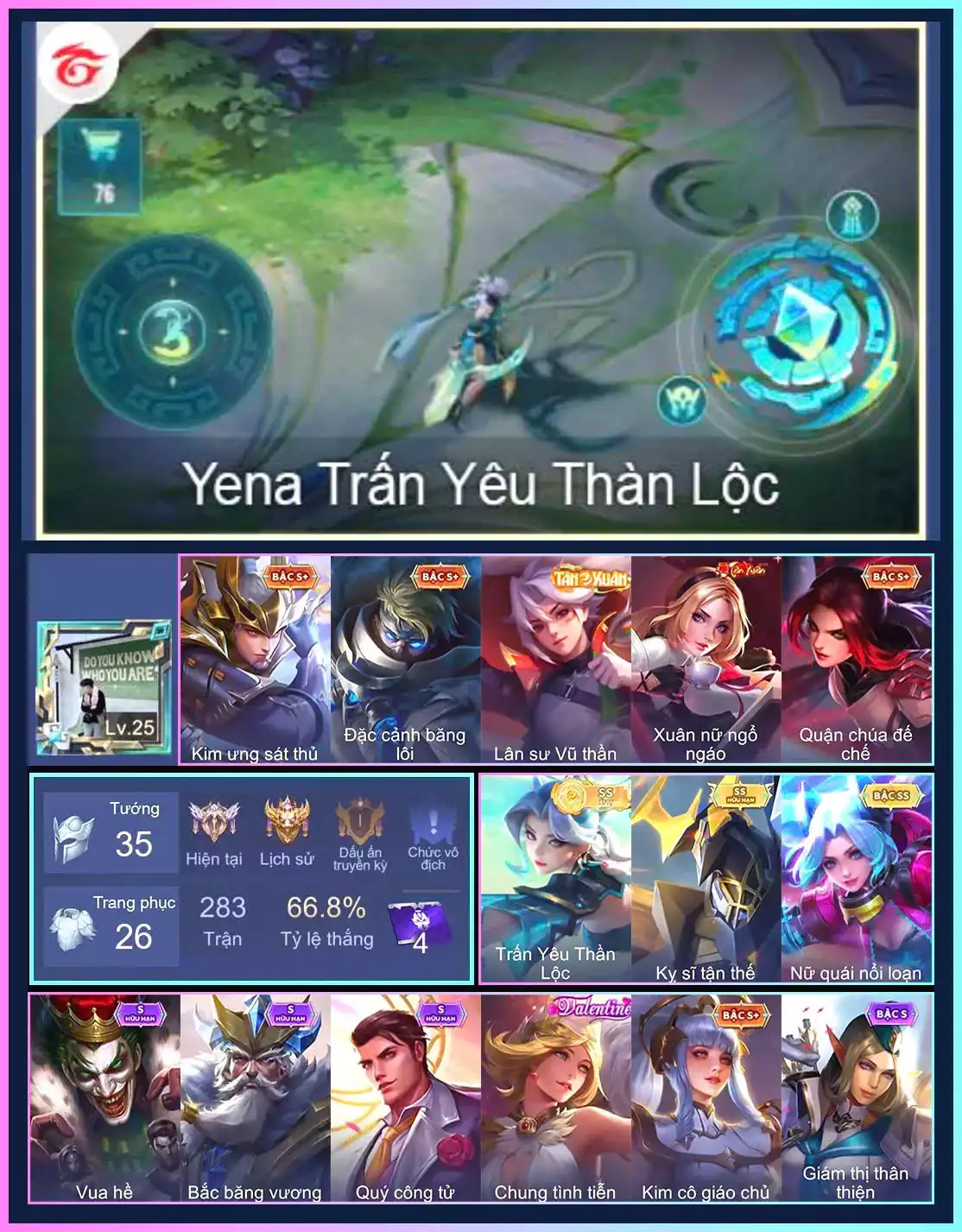 Butterfly Nữ Quái Nổi Loạn, Triệu Vân Kỵ sĩ tận thế, Yena Trấn Yêu Thần Lộc...MỖI SĐT