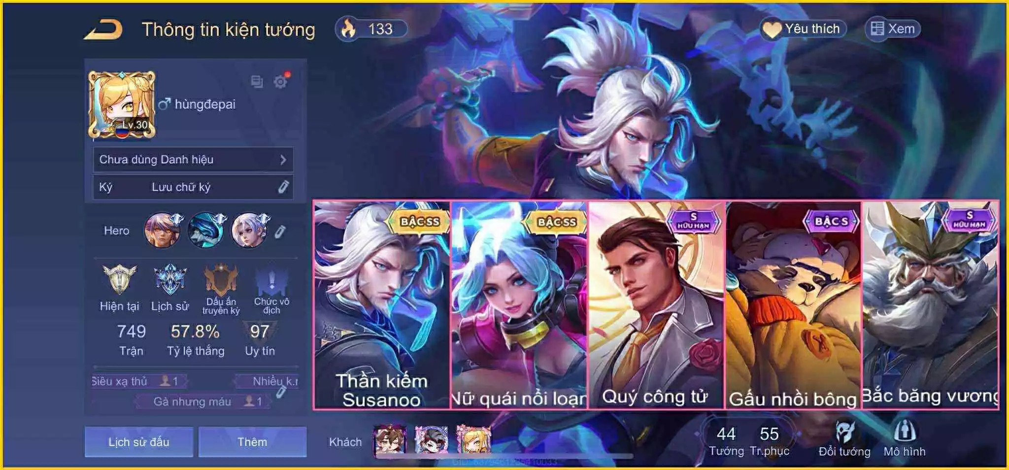 Richter Sasunoo, Butter Nổi Loạn,.. trắng thông tin