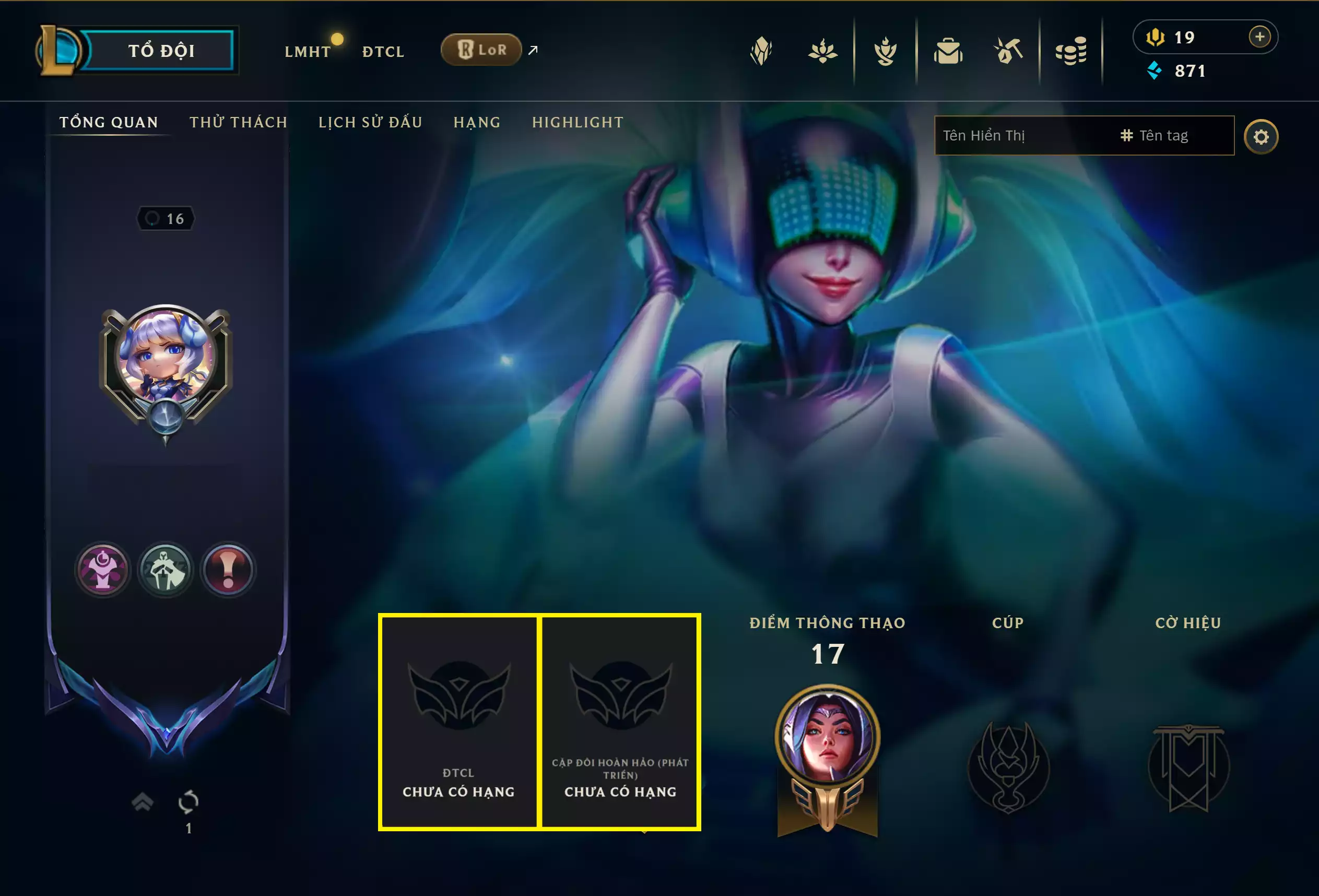 Ảnh 📮TFT - VIP Ngon 🔵 Ahri Chiêu Hồn Thiên Hồ Tí Nị  🔵 Akali Vệ Binh Tinh Tú Tí Nị 🔵 Whisker Hiểm Họa Siêu Cấp 🔵 Choncc Thông Thái 🧧 Sàn Đấu - Quái Vật Tấn Công 🧧 Sàn Đấu - Everything Gose On 🌠 Cầu Vòng Tối Thượng Thanh Hoa ➡️ Vòng Xoay Tua (57/60) +2 Huy Chương ➡️ Dư 900 Pha Lê 🍁 Có Thẻ Đổi Tên Nhân Vật Miễn Phí