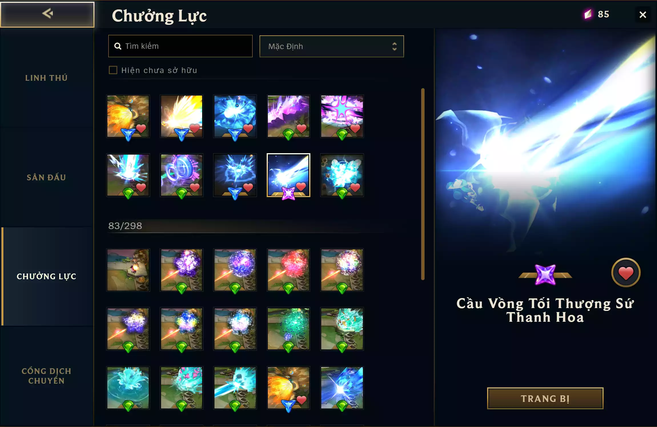 Ảnh 📮TFT - VIP Ngon 🔵 Ahri Chiêu Hồn Thiên Hồ Tí Nị  🔵 Akali Vệ Binh Tinh Tú Tí Nị 🔵 Whisker Hiểm Họa Siêu Cấp 🔵 Choncc Thông Thái 🧧 Sàn Đấu - Quái Vật Tấn Công 🧧 Sàn Đấu - Everything Gose On 🌠 Cầu Vòng Tối Thượng Thanh Hoa ➡️ Vòng Xoay Tua (57/60) +2 Huy Chương ➡️ Dư 900 Pha Lê 🍁 Có Thẻ Đổi Tên Nhân Vật Miễn Phí