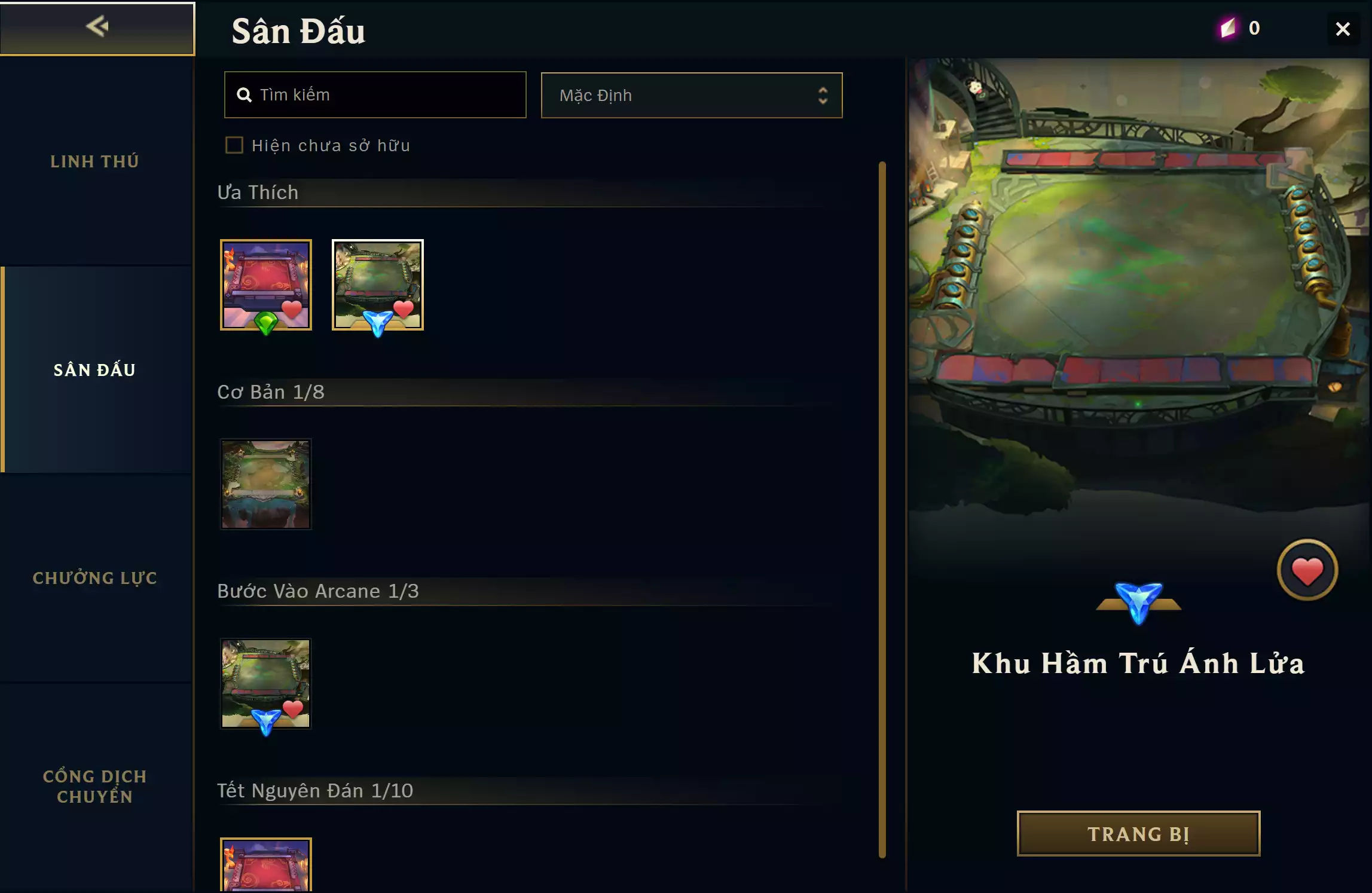 Ảnh 📮 Pet - Hàng Hiệu ▶ Yasuo Long Kiếm Tí Nị - Hàng Hiệu ⬆️ Sàn - Khu Hầm Chứa Ánh Lửa ⬆️ Sàn - Nhà Bí Mật Của Prancie ✅ Chưởng - Lời Nguyền Xác Ướp U Sầu ✅ Chưởng - Quái Vật Bên Trong 🍁 Dư 3 Huy Chương Thần Thoại (34/60) 🌠  Tích 5 Huy Chương - Quy Đổi Chưởng Lực PET HÀNG HIỆU