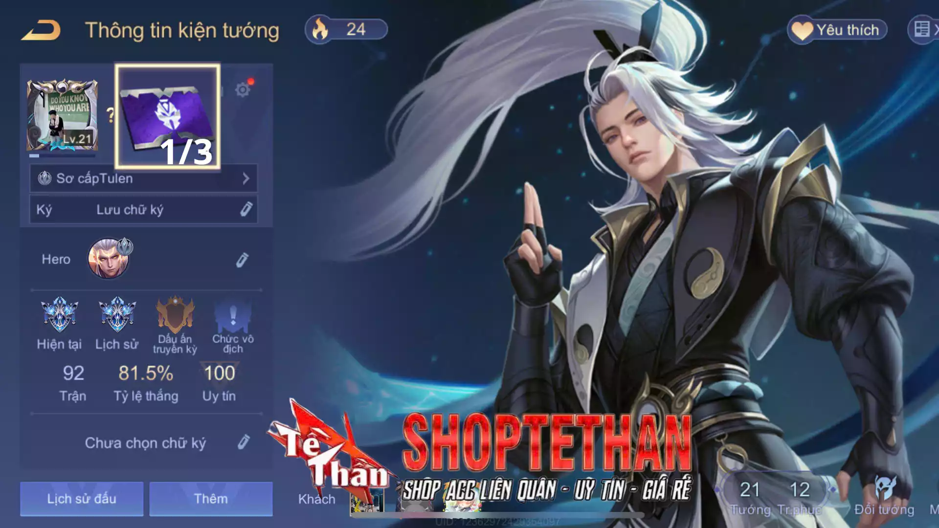 Tulen Chí tôn kiếm tiên...MỖI SĐT