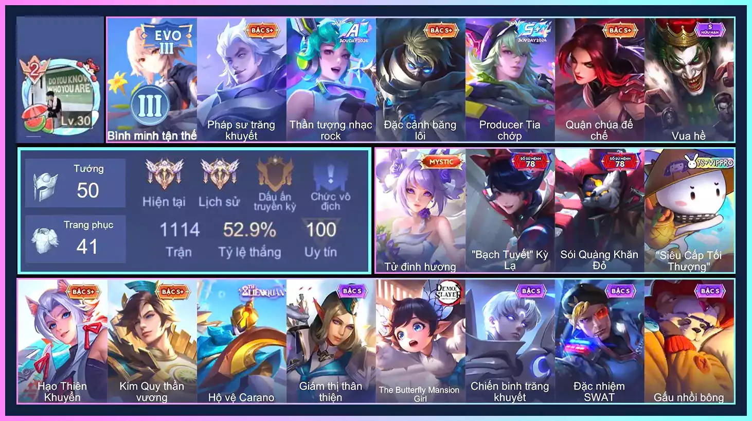 But EVO3, Cap tử dinh hương...TRẮNG THÔNG TIN
